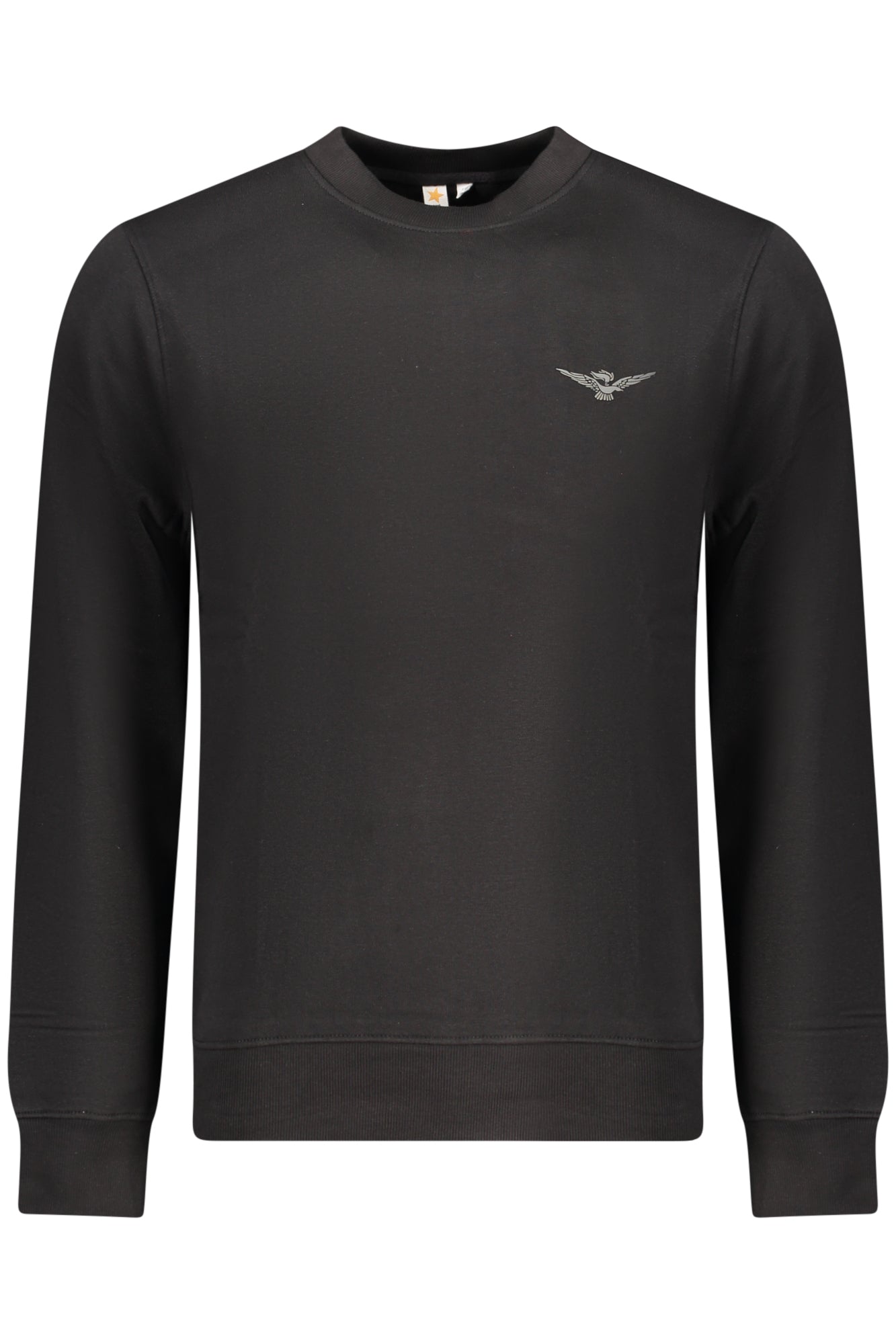 SWEAT-SHIRT NOIR À FERMETURE ÉCLAIR POUR HOMMES DE L'ACADÉMIE MILITAIRE - ACCADEMIA MILITARE