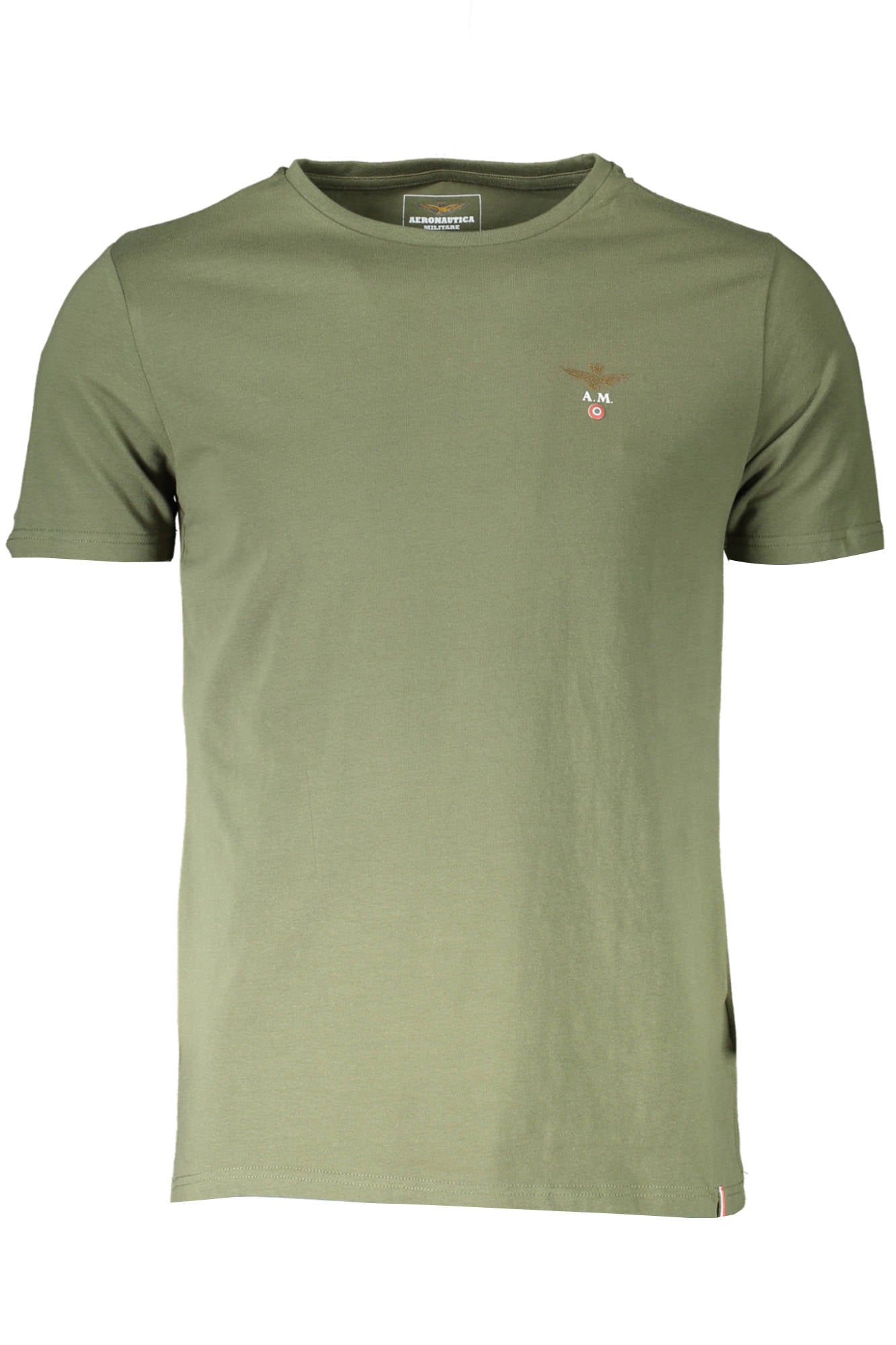 T-SHIRT D'EXTÉRIEUR VERT AERONAUTICA MILITARE POUR HOMME - AERONAUTICA MILITARE