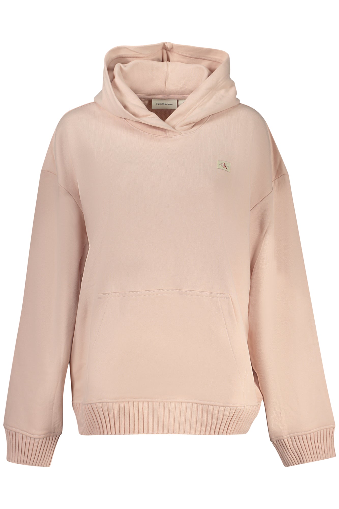 SWEAT-SHIRT CALVIN KLEIN SANS ZIP FEMME ROSE - CALVIN KLEIN