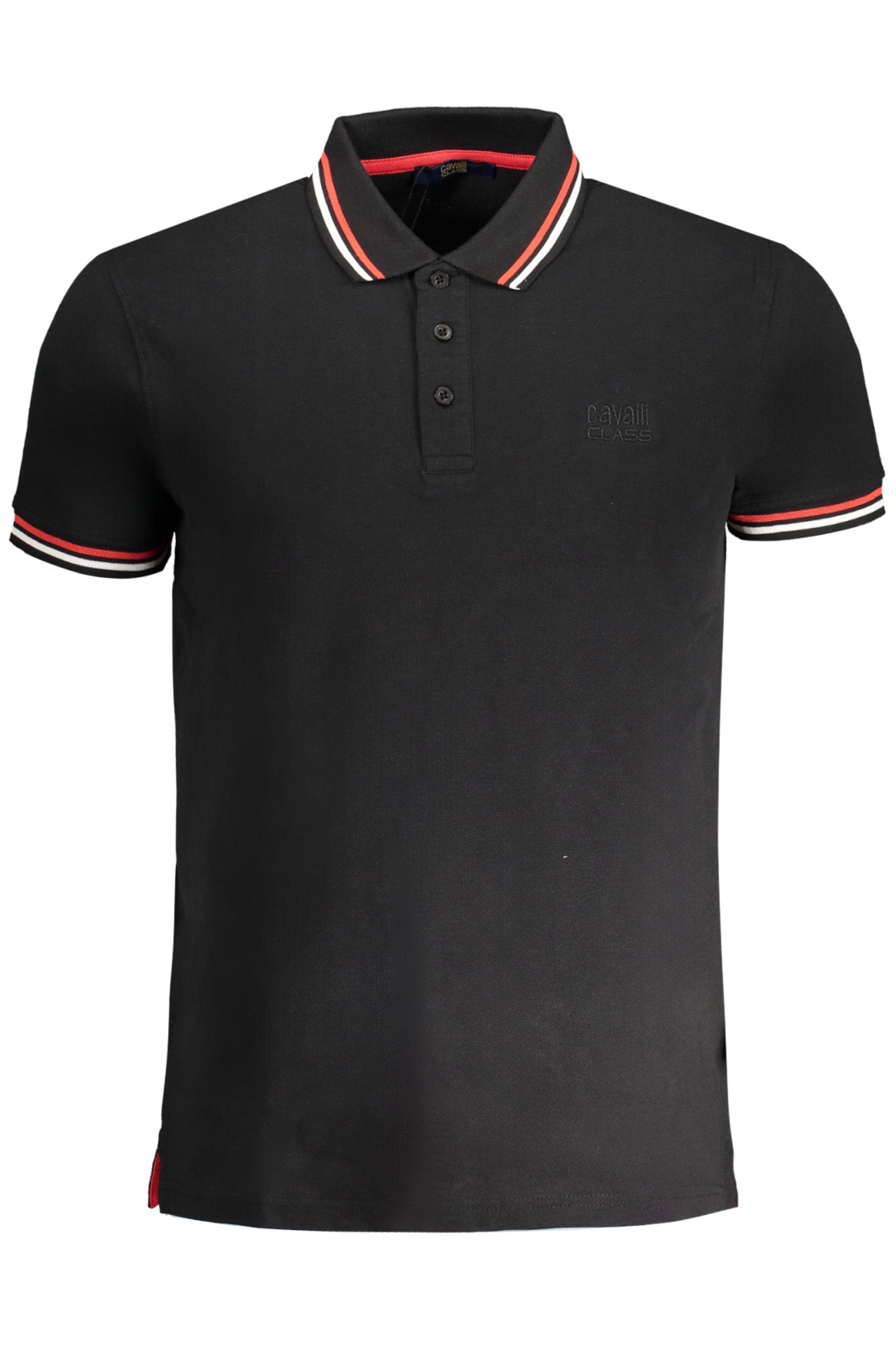 CAVALLI POLO MANCHES COURTES HOMME CLASS NOIR - CAVALLI CLASS