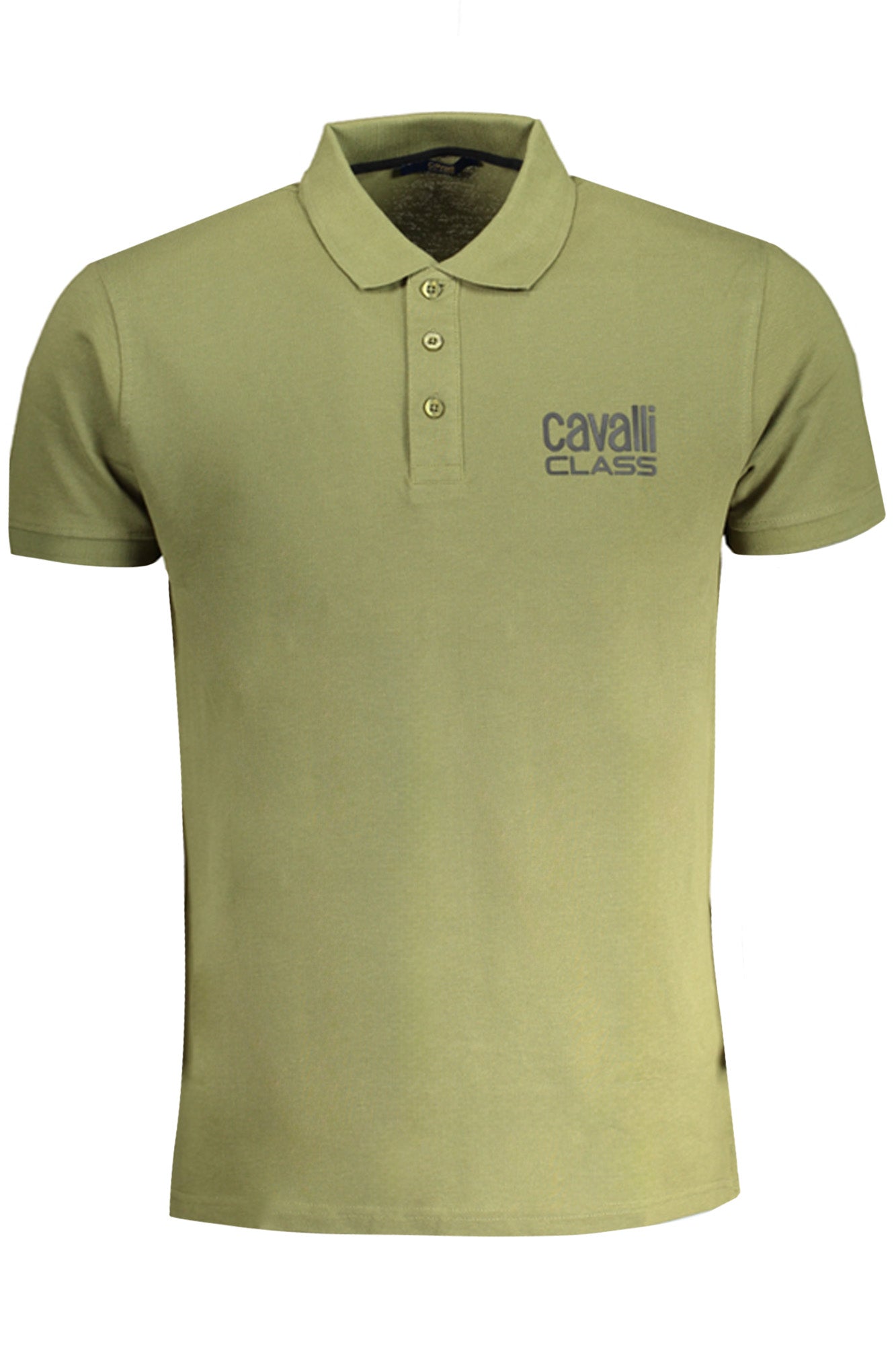 POLO HOMME CAVALLI CLASS VERT MANCHES COURTES - CAVALLI CLASS