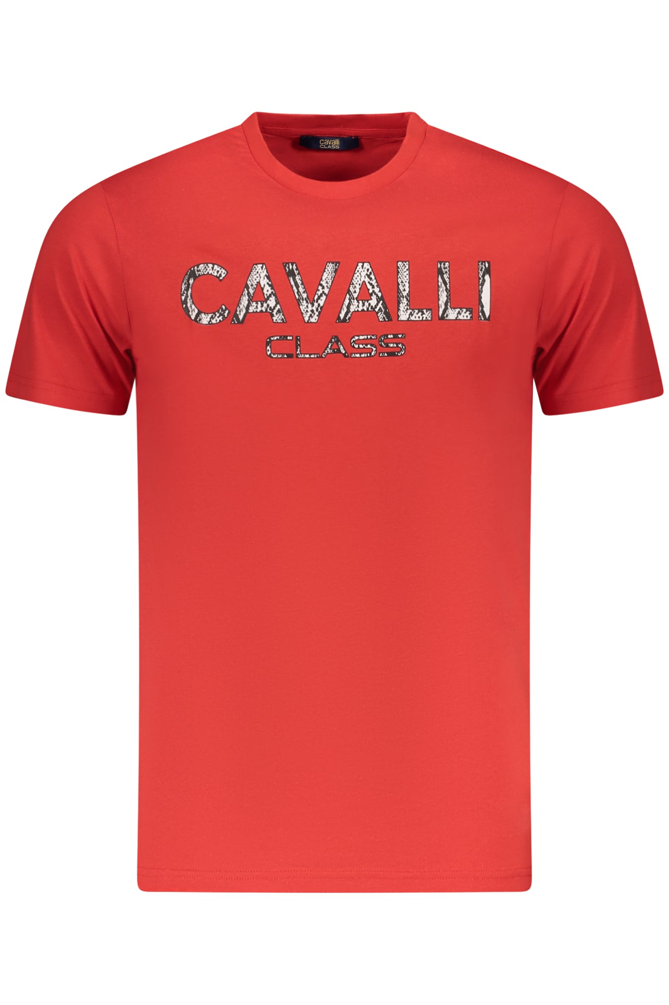 T-SHIRT À MANCHES COURTES CAVALLI CLASS HOMME ROUGE - CAVALLI CLASS