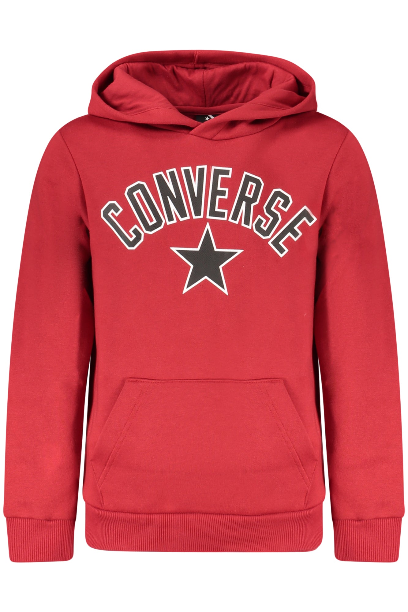 Sweat à capuche zippé rouge Converse pour enfants - CONVERSE