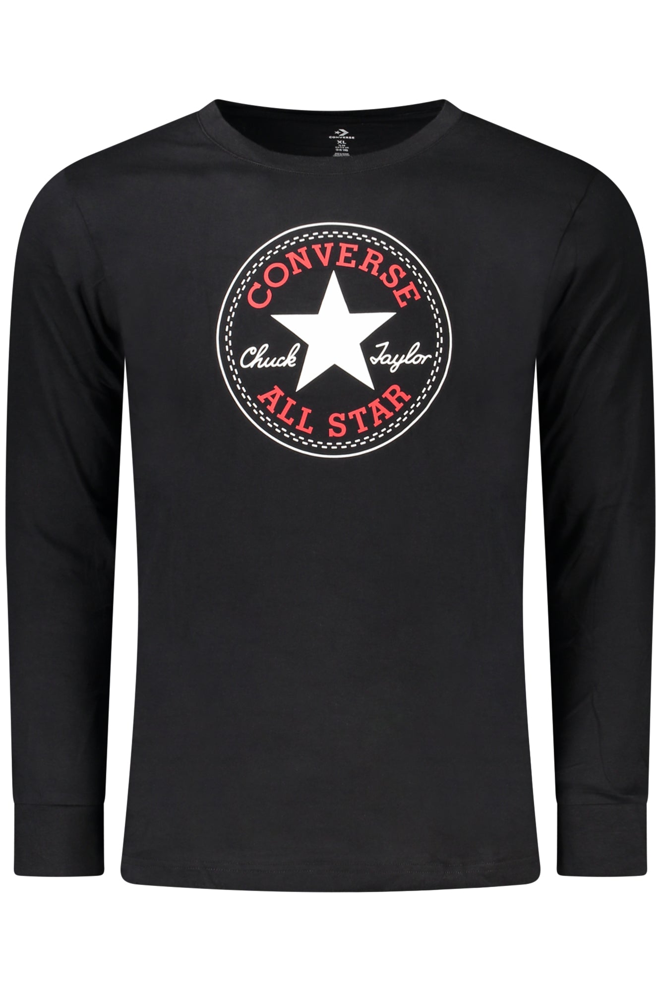 T-SHIRT NOIR À MANCHES LONGUES CONVERSE POUR ENFANTS - CONVERSE