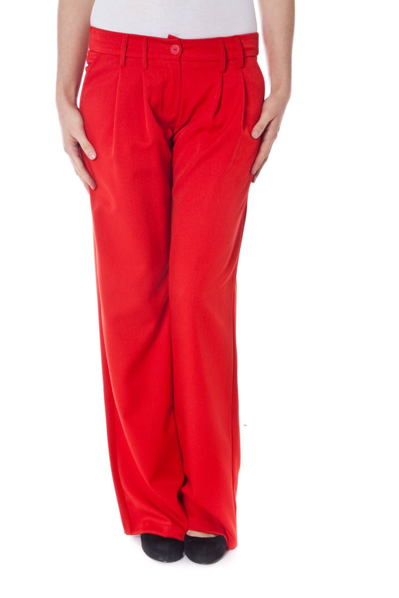 DENNY ROSE PANTALON FEMME ROUGE - DENNY ROSE