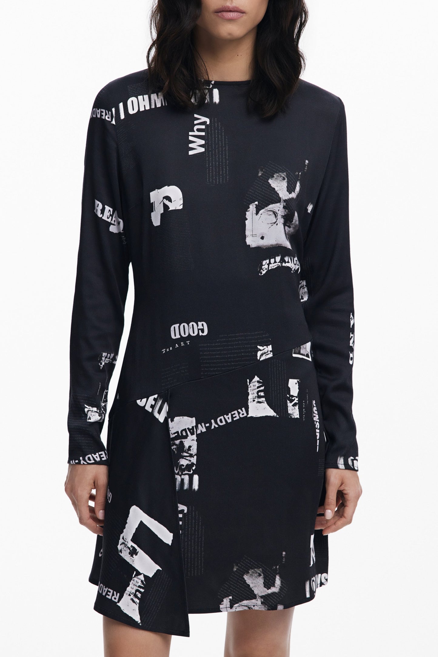 ROBE COURTE NOIRE POUR FEMME DESIGUAL - DESIGUAL