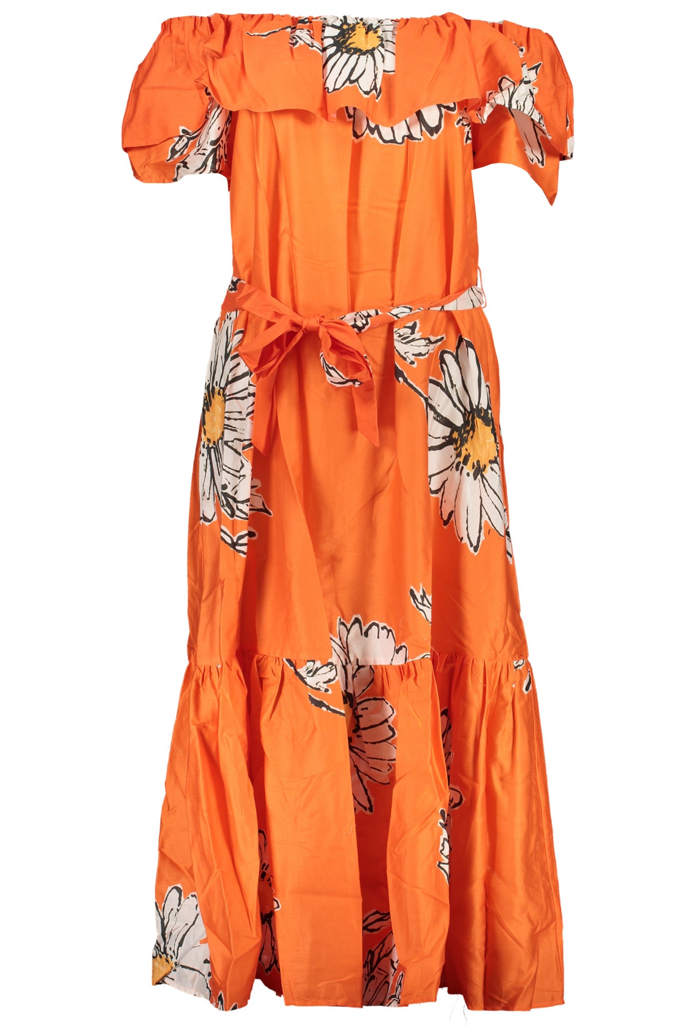 DESIGUAL ROBE LONGUE FEMME ORANGE - DESIGUAL
