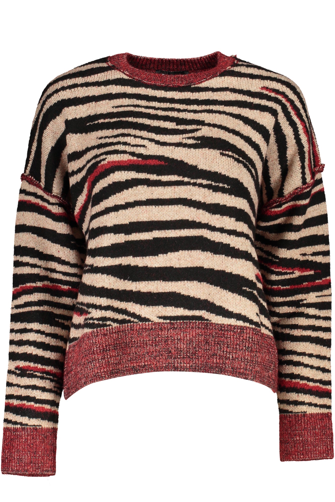 PULL DESIGUAL ROUGE FEMME - DESIGUAL