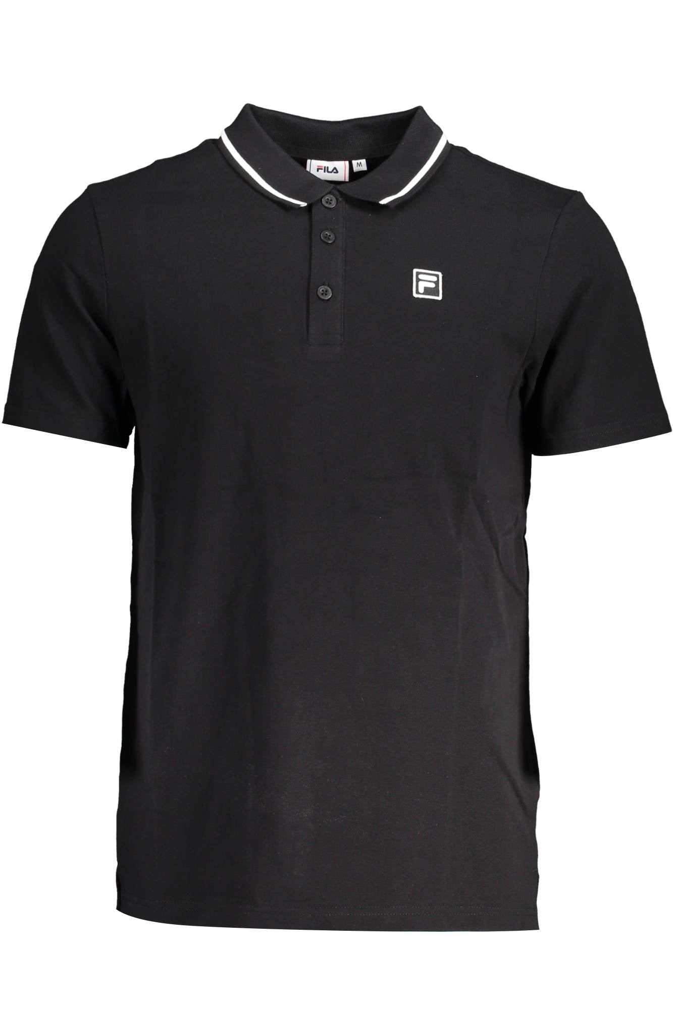 FILA POLO NOIR MANCHES COURTES HOMME - FILA