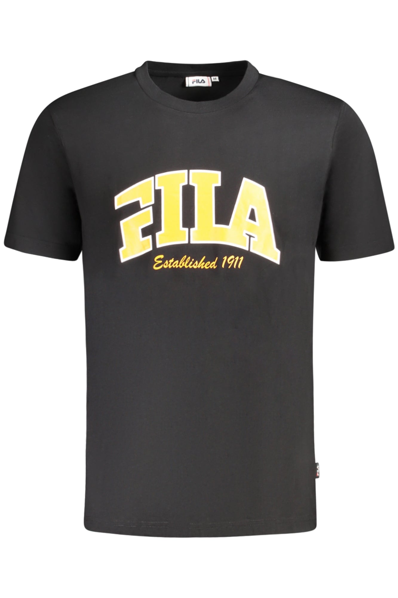 T-SHIRT À MANCHES COURTES POUR HOMMES FILA NOIR - FILA