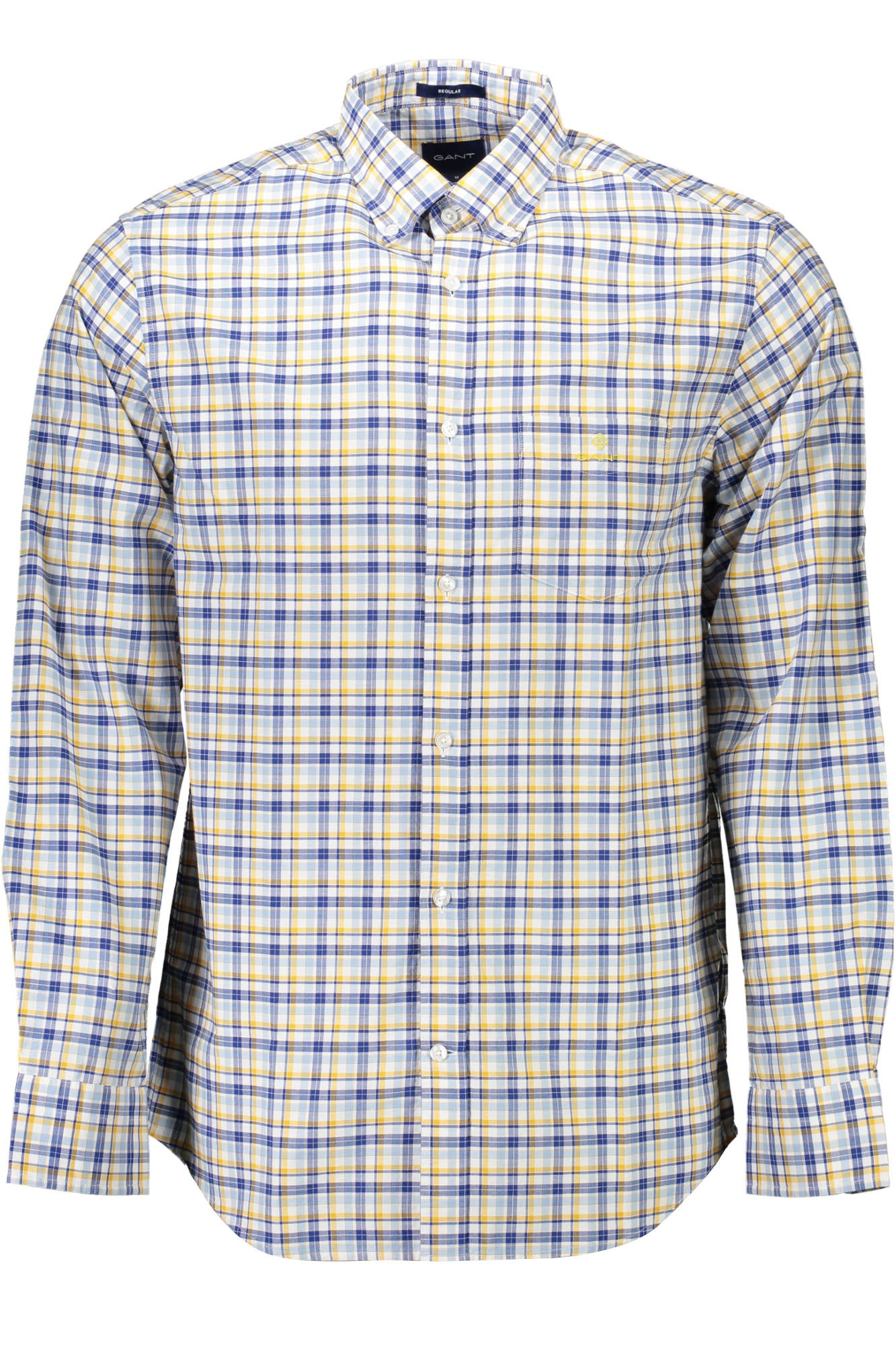 GANT CHEMISE HOMME JAUNE À MANCHES LONGUES - GANT