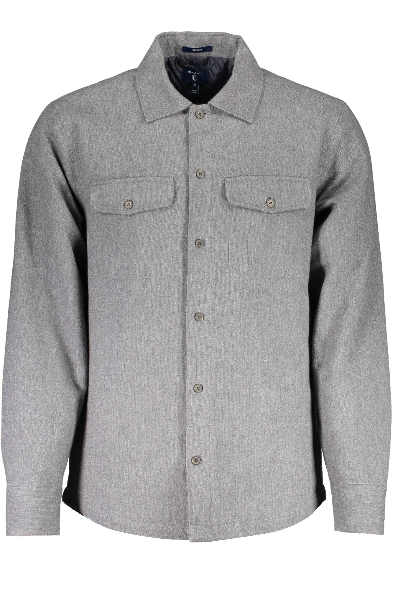 CHEMISE À MANCHES LONGUES GANT HOMME GRIS - GANT
