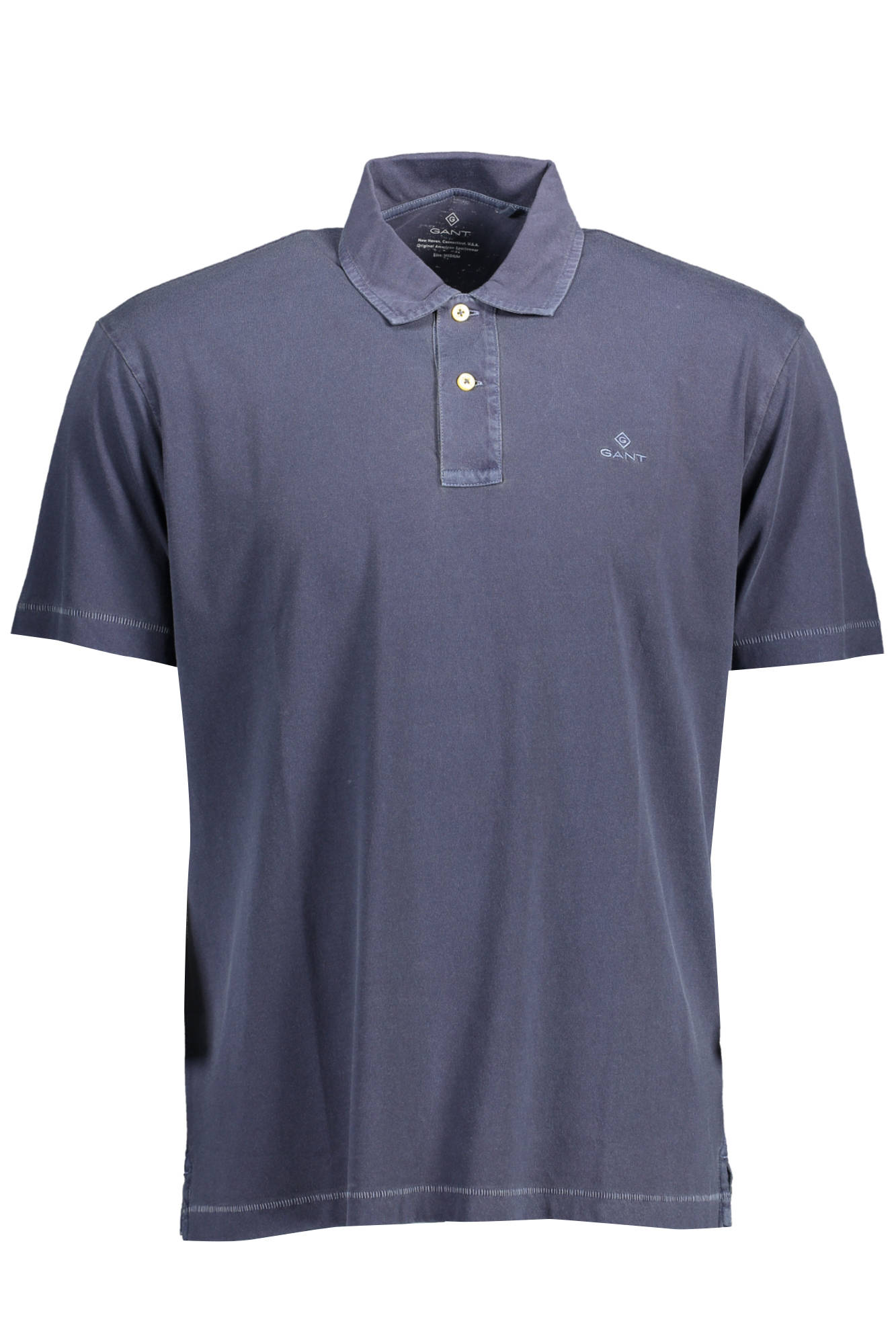 GANT POLO MANCHES COURTES HOMME BLEU - GANT