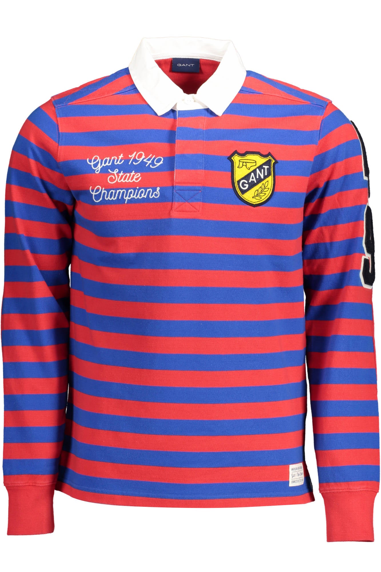 POLO HOMME GANT ROUGE À MANCHES LONGUES - GANT