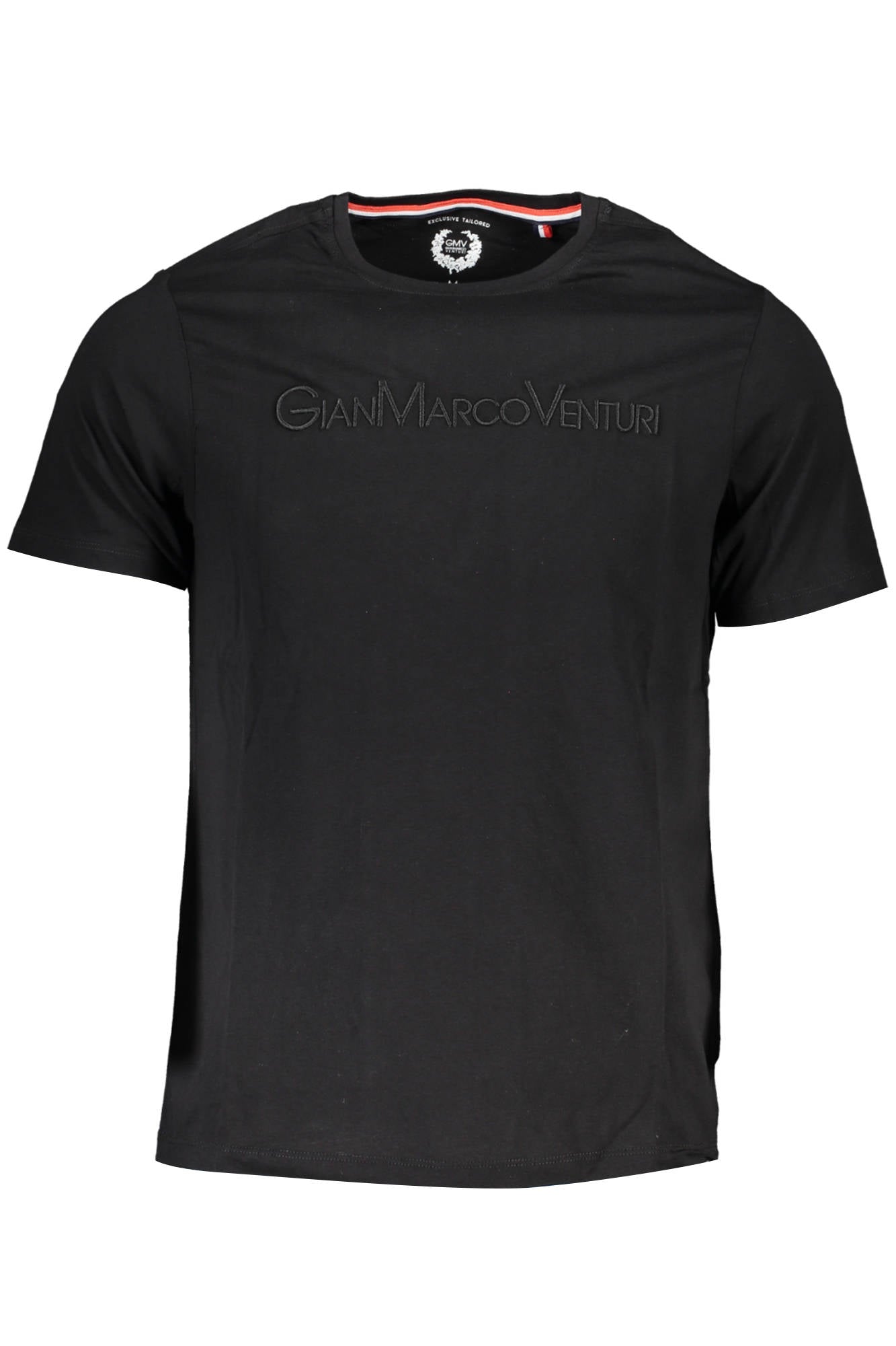 GIAN MARCO VENTURI T-SHIRT MANCHES COURTES HOMME NOIR - GIAN MARCO VENTURI