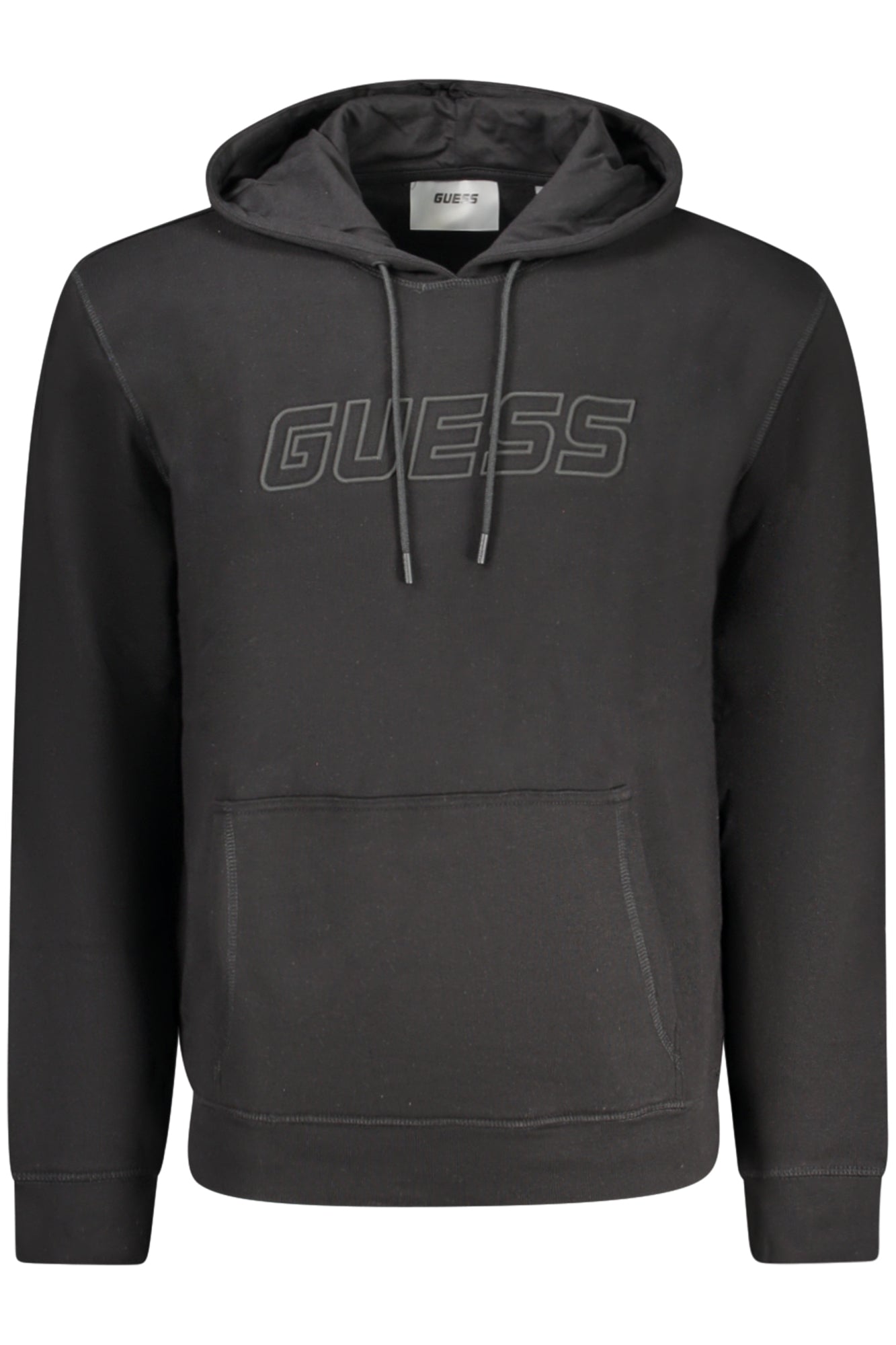 SWEAT-SHIRT GUESS JEANS SANS ZIP HOMME NOIR - GUESS JEANS