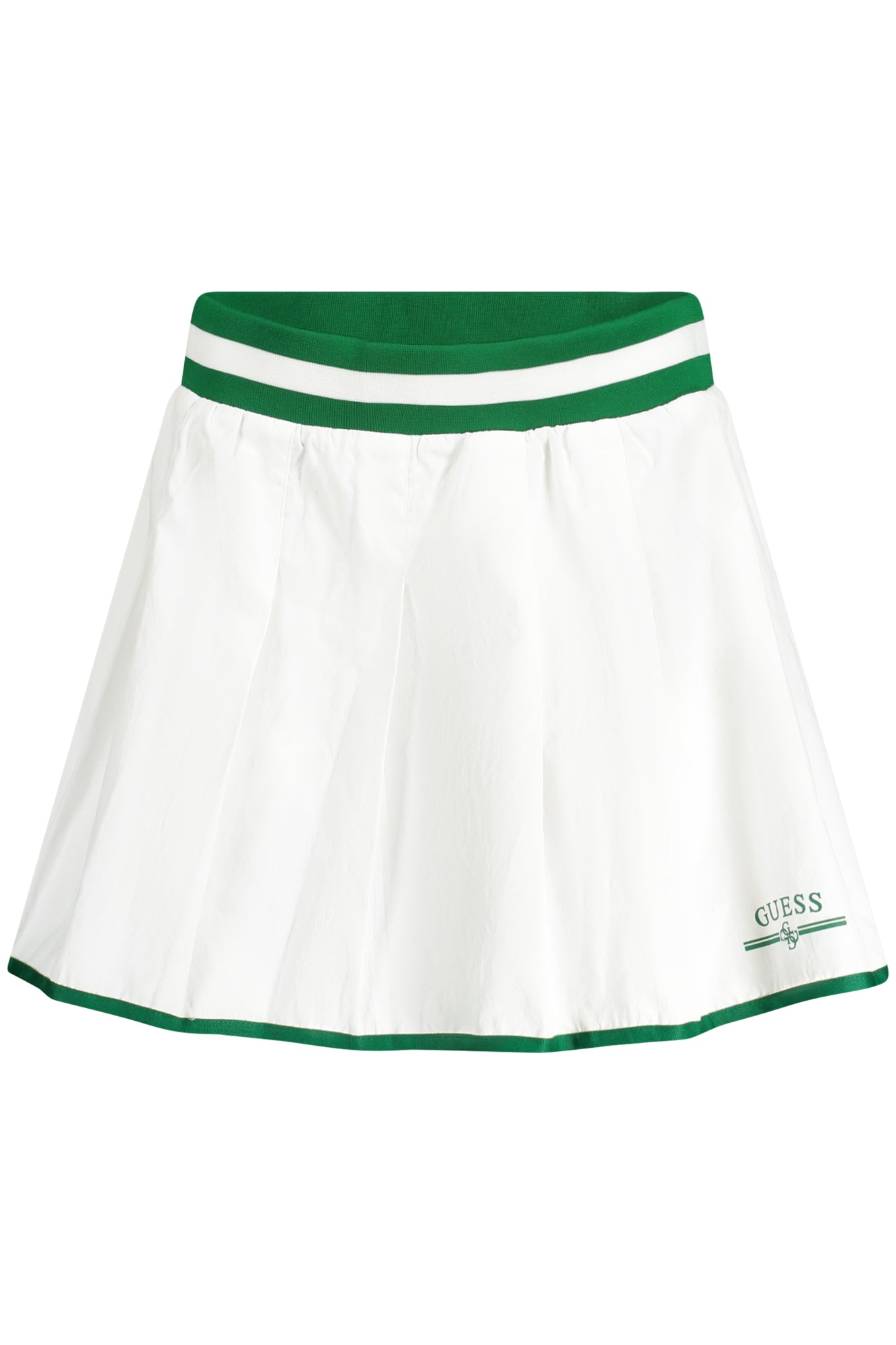 JUPE COURTE EN JEANS GUESS FEMME BLANCHE - GUESS JEANS