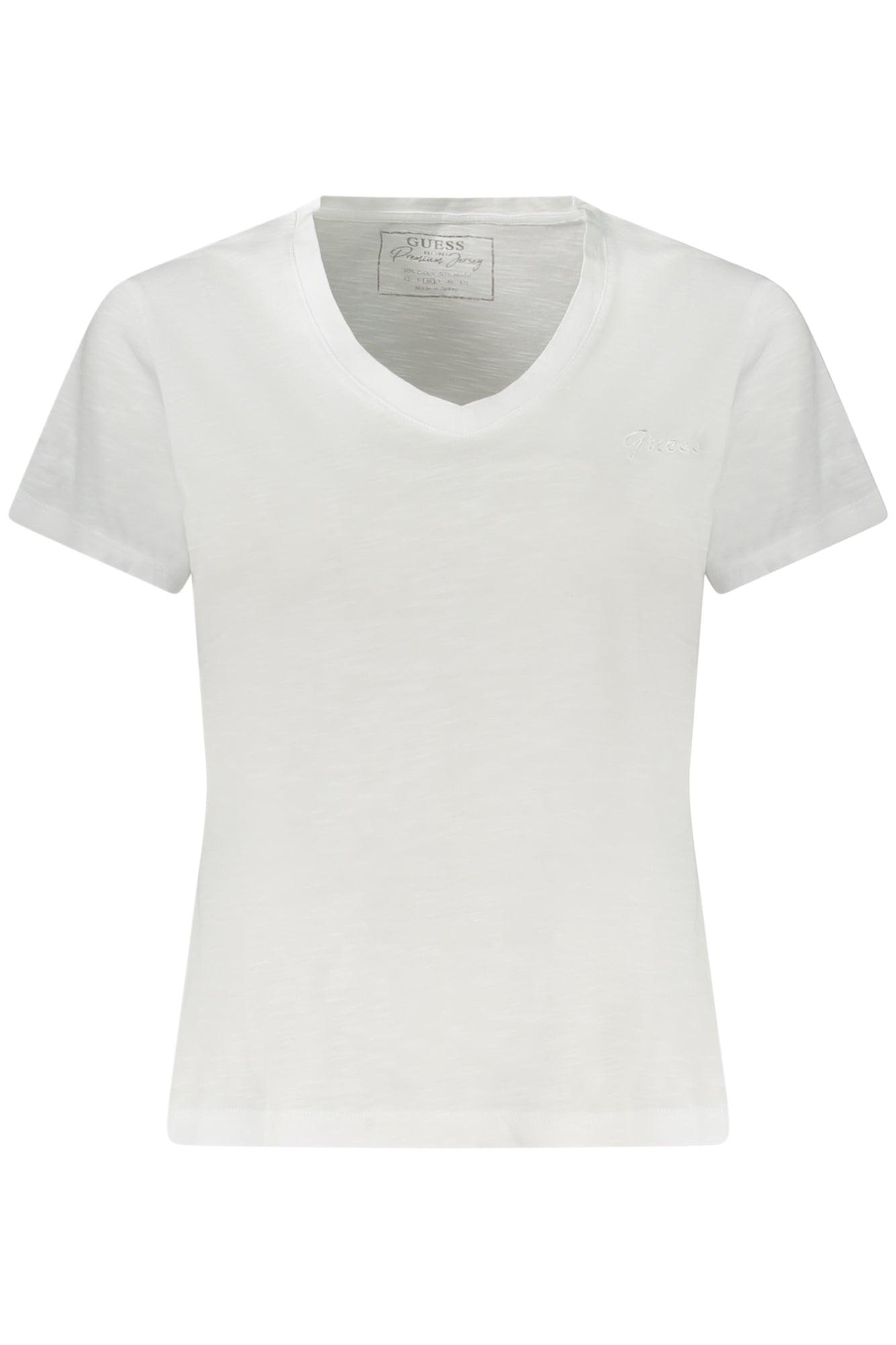 T-SHIRT À MANCHES COURTES GUESS JEANS FEMME BLANC - GUESS JEANS