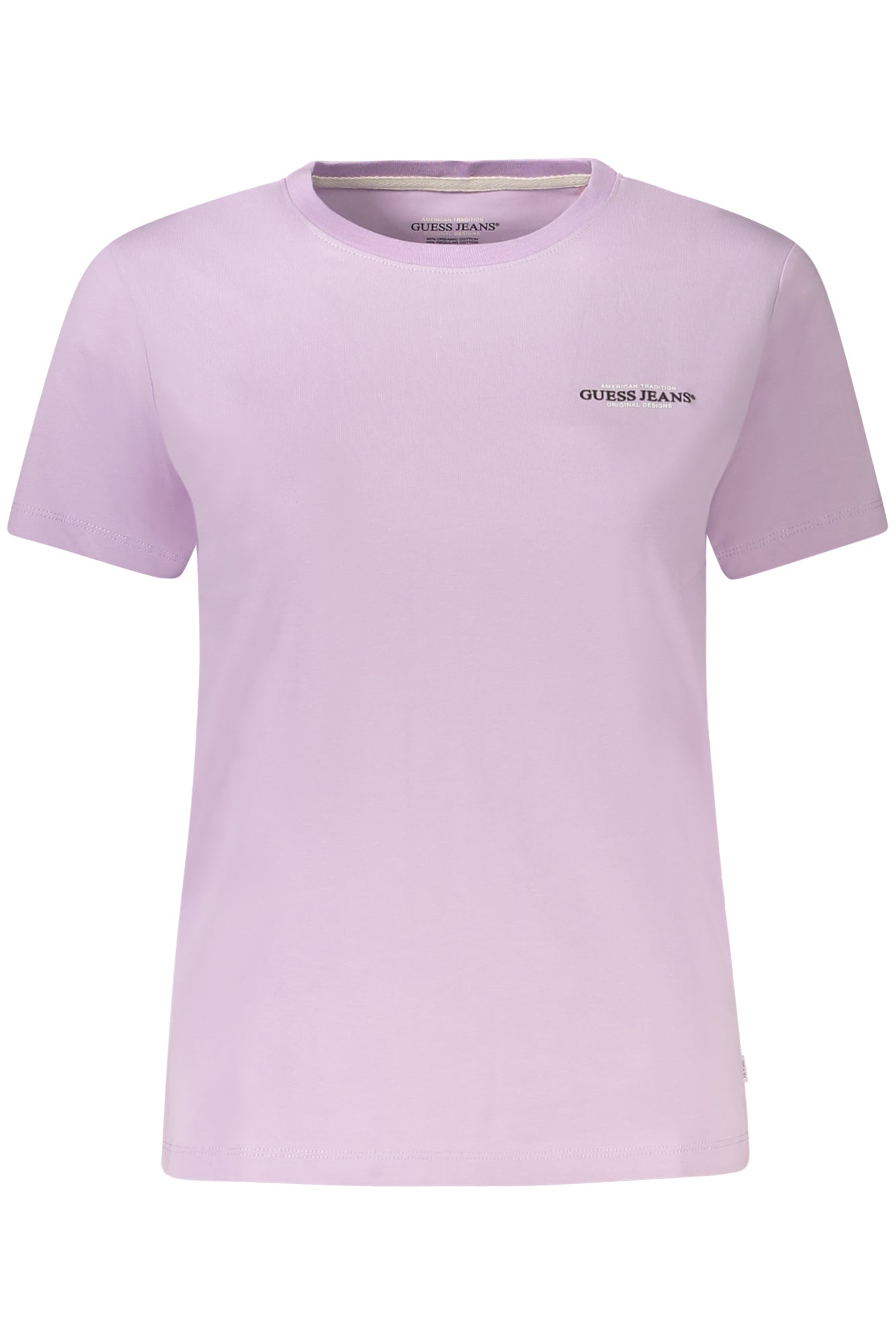 T-SHIRT À MANCHES COURTES GUESS JEANS POUR FEMME VIOLET - GUESS JEANS