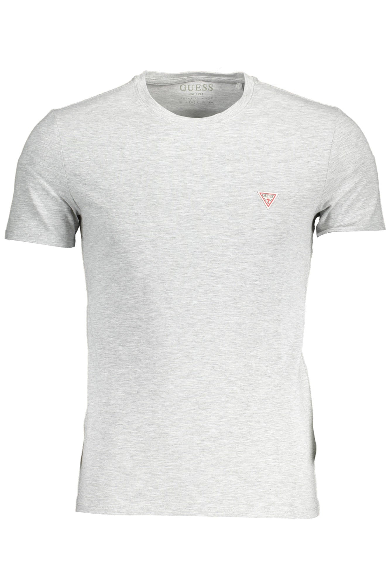 GUESS JEANS T-SHIRT MANCHES COURTES HOMME GRIS - GUESS JEANS