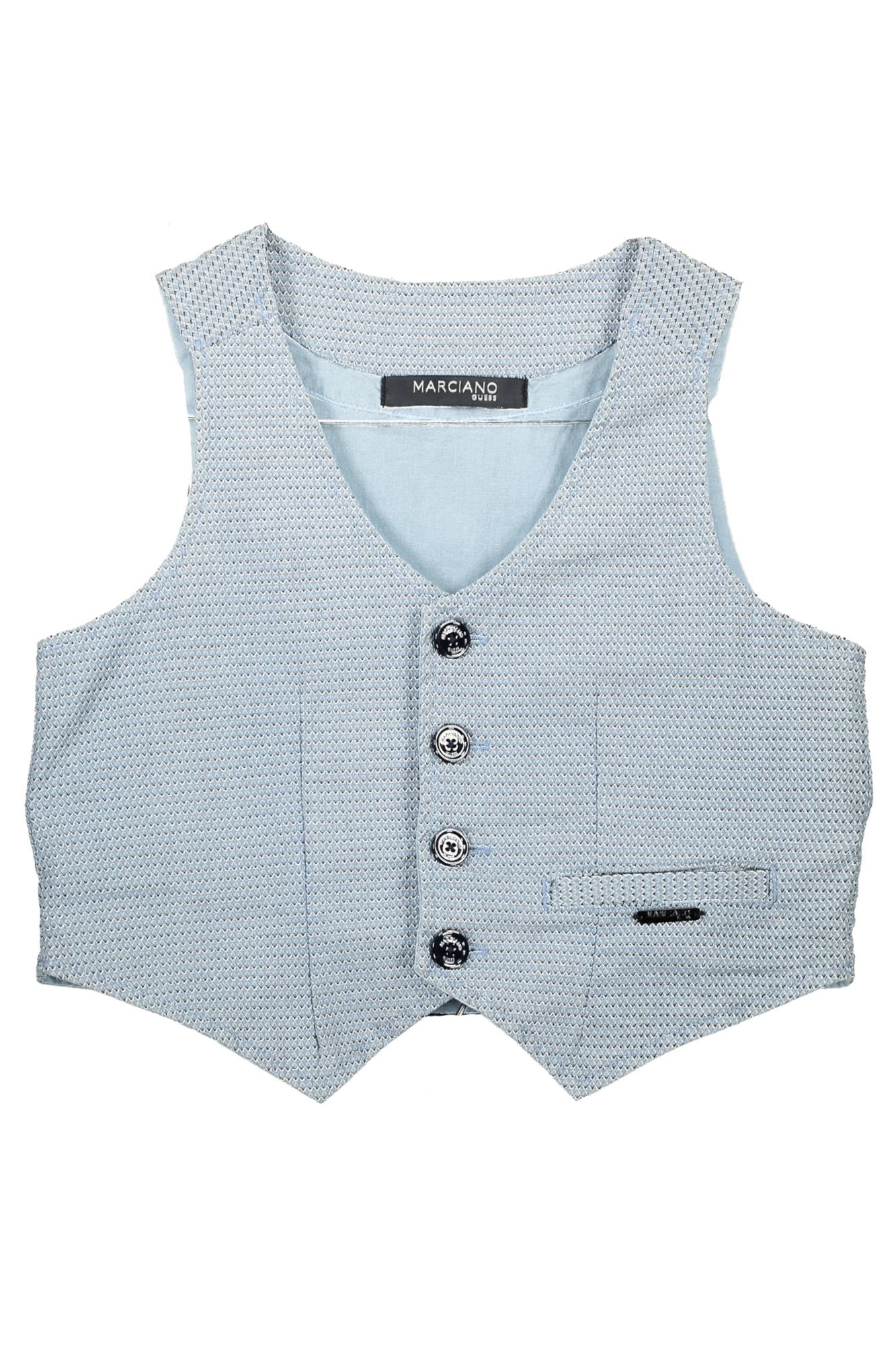 GILET ENFANT BLEU GUESS MARCIANO - GUESS MARCIANO