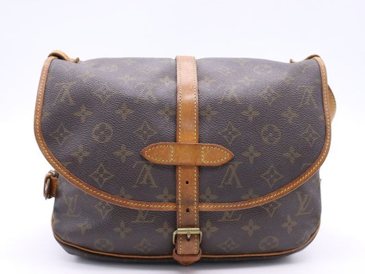 Louis Vuitton Saumur 30 Toile Monogram Sac Bandoulière Vintage 1992
