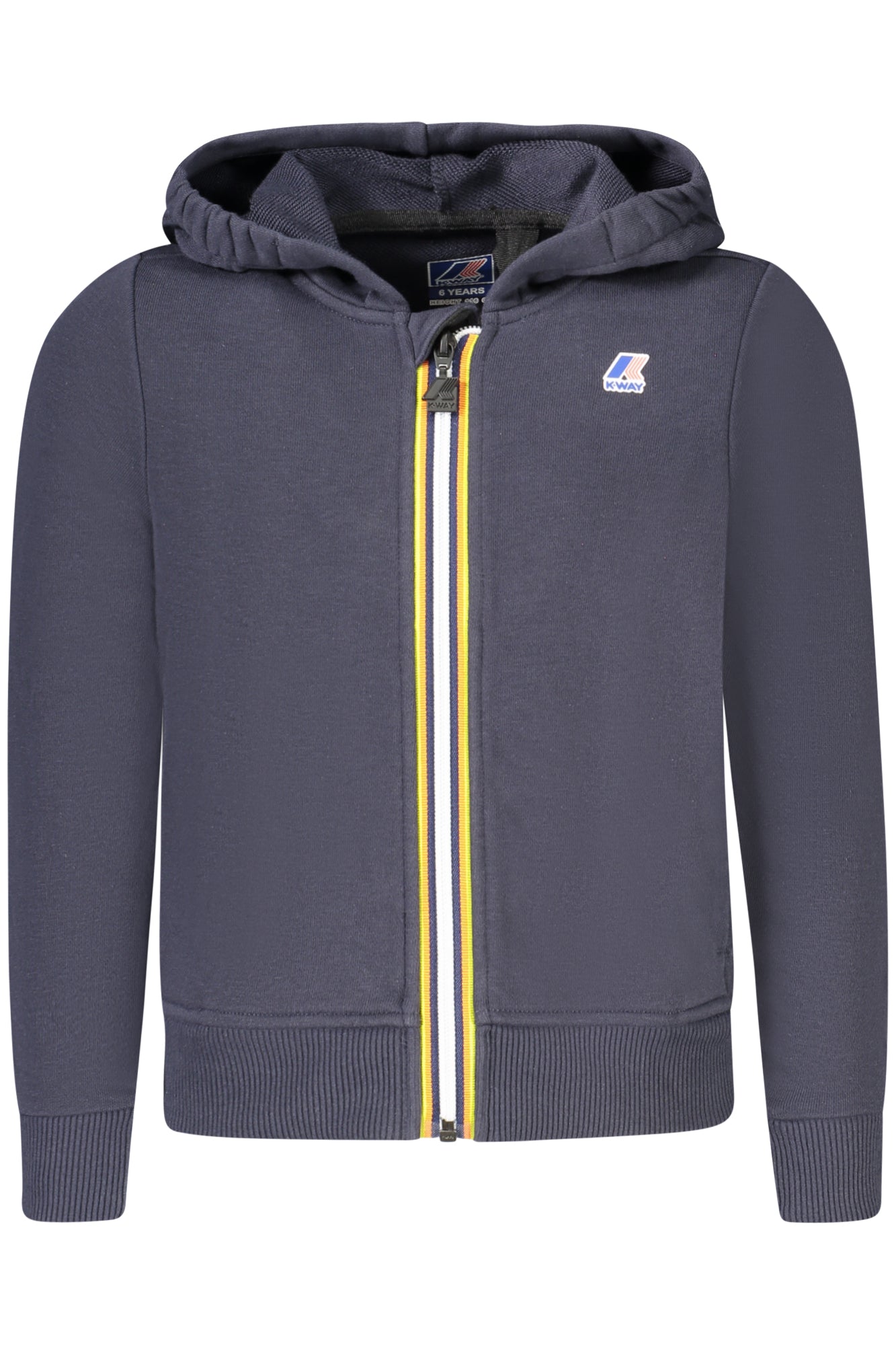 SWEAT K-WAY AVEC ZIP ENFANT BLEU - K-WAY