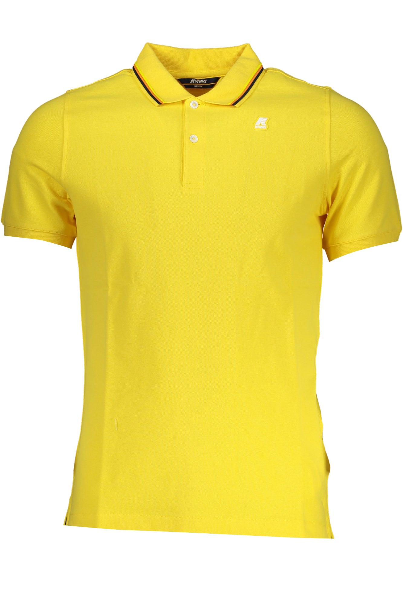 POLO MANCHES COURTES HOMME K-WAY JAUNE - K-WAY