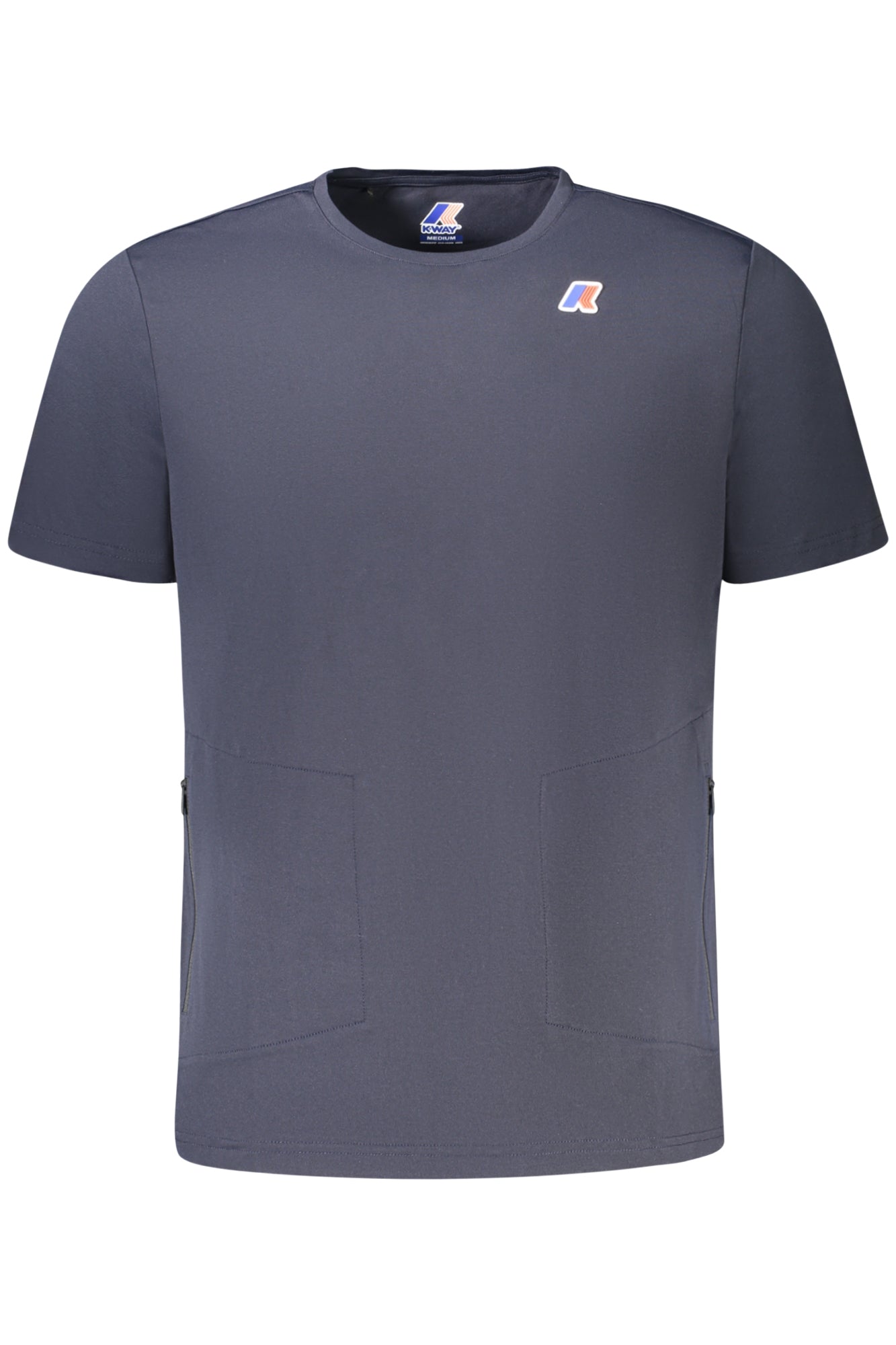 T-SHIRT MANCHES COURTES K-WAY HOMME BLEU - K-WAY