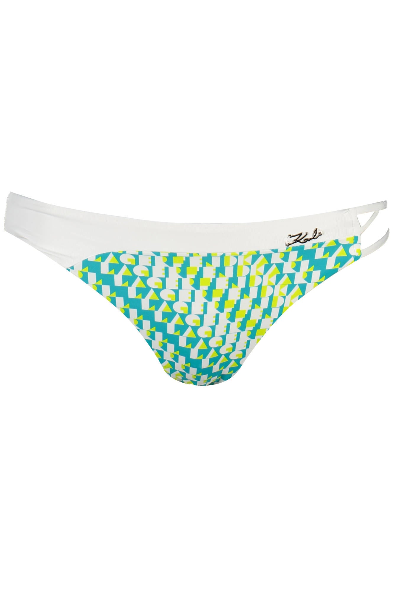 KARL LAGERFELD BEACHWEAR BAS DE MAILLOT DE BAIN FEMME VERT - KARL LAGERFELD BEACHWEAR