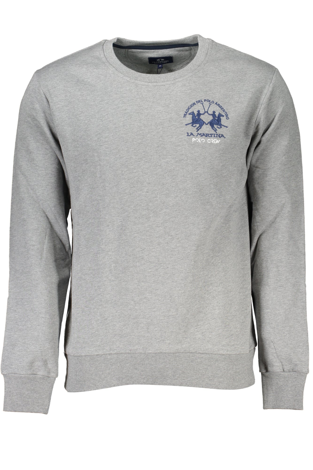 SWEAT-SHIRT SANS FERMETURE ÉCLAIR GRIS LA MARTINA POUR HOMMES - LA MARTINA