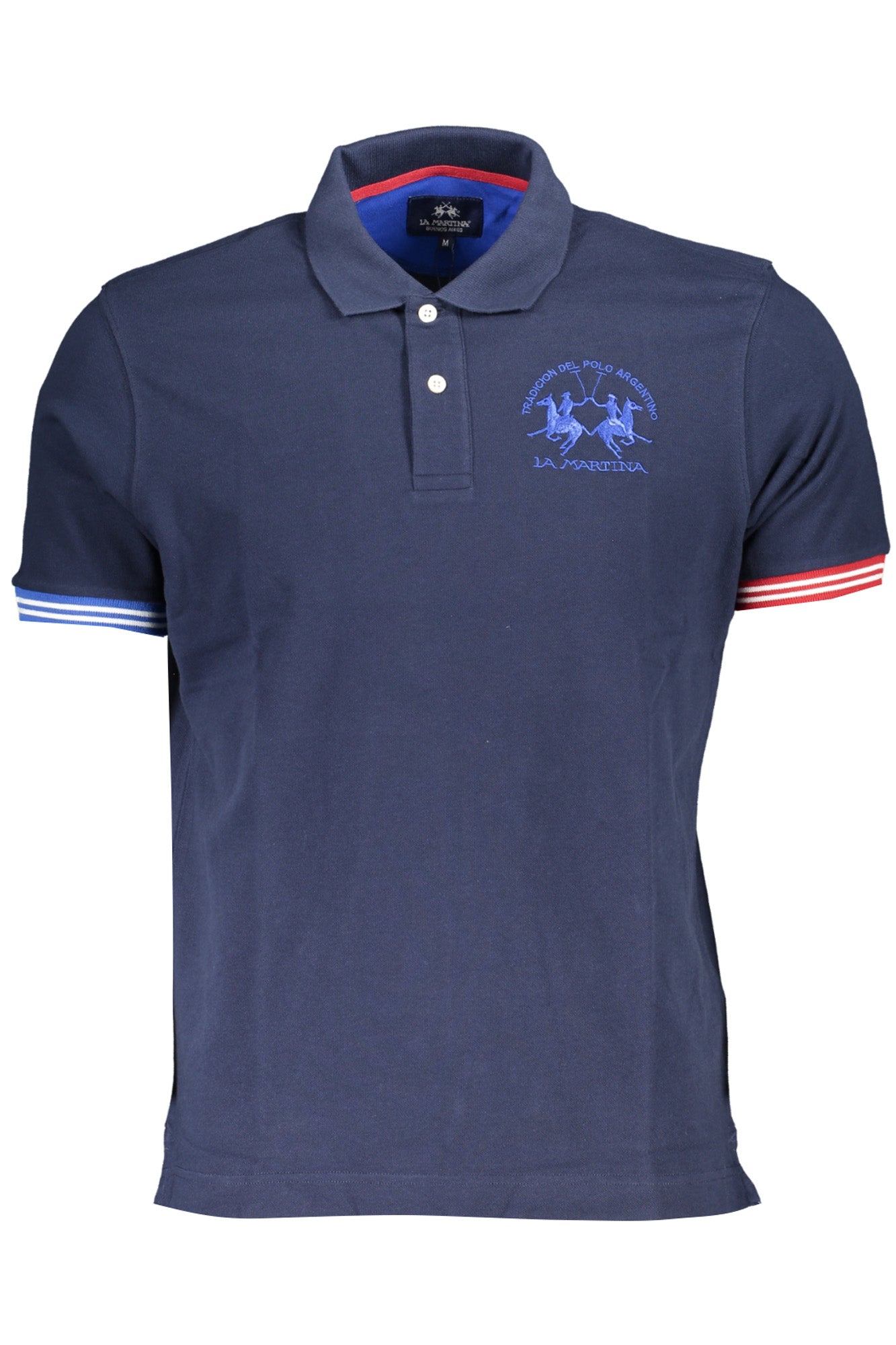 POLO MANCHES COURTES HOMME LA MARTINA BLEU - LA MARTINA