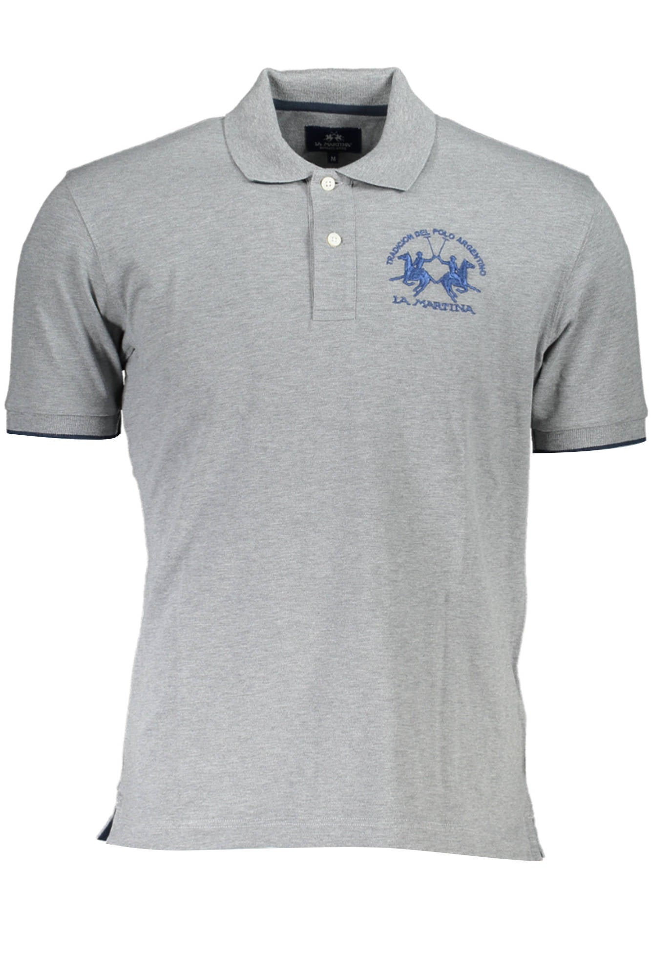 POLO HOMME LA MARTINA MANCHES COURTES GRIS - LA MARTINA