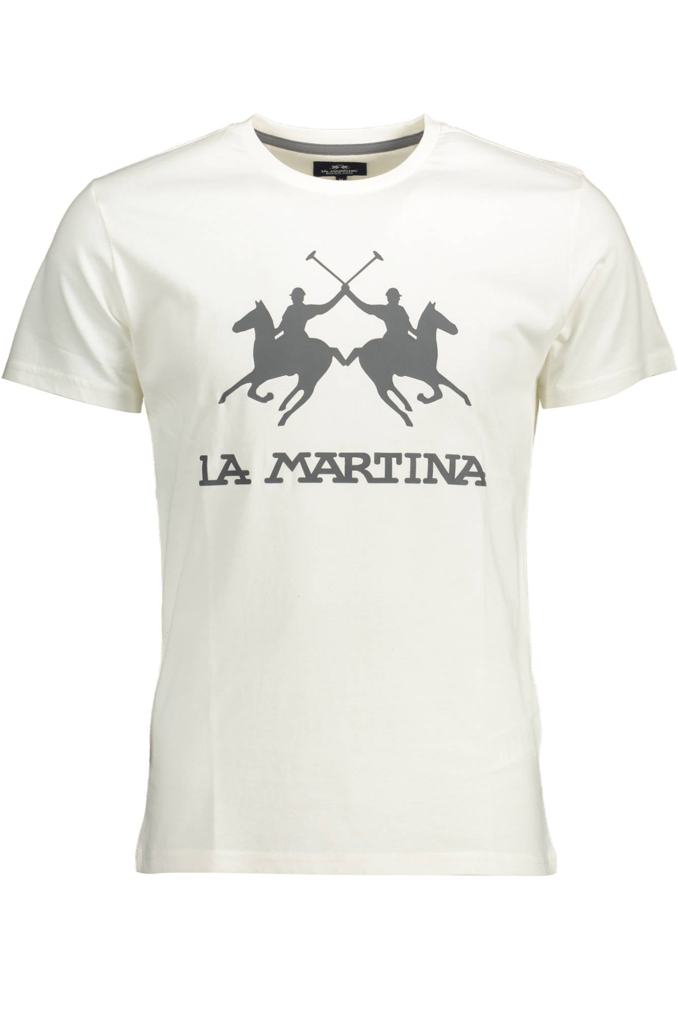 T-SHIRT BLANC À MANCHES COURTES POUR HOMME LA MARTINA - LA MARTINA