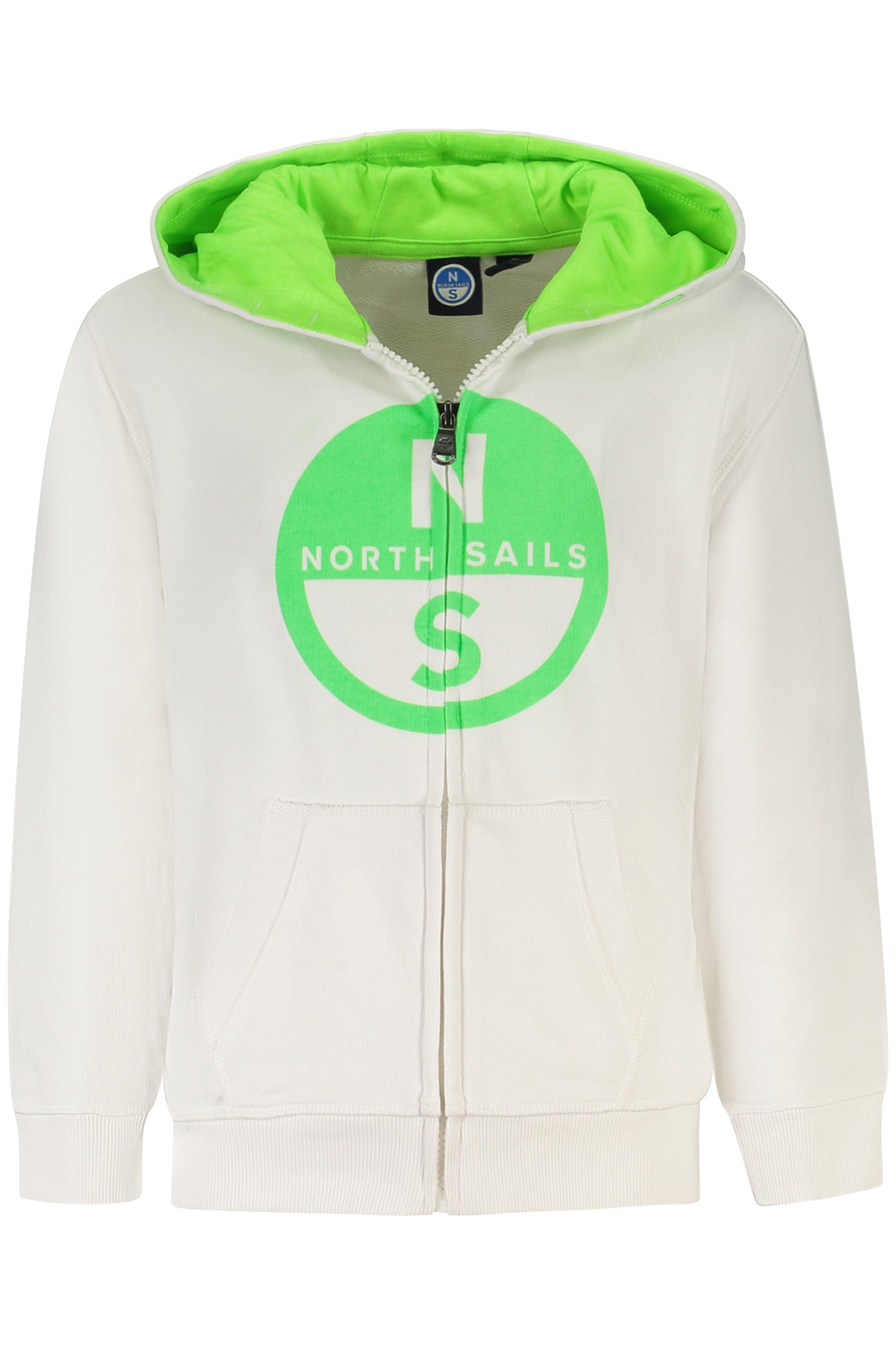 Sweat zippé North Sails pour enfants, blanc - NORTH SAILS
