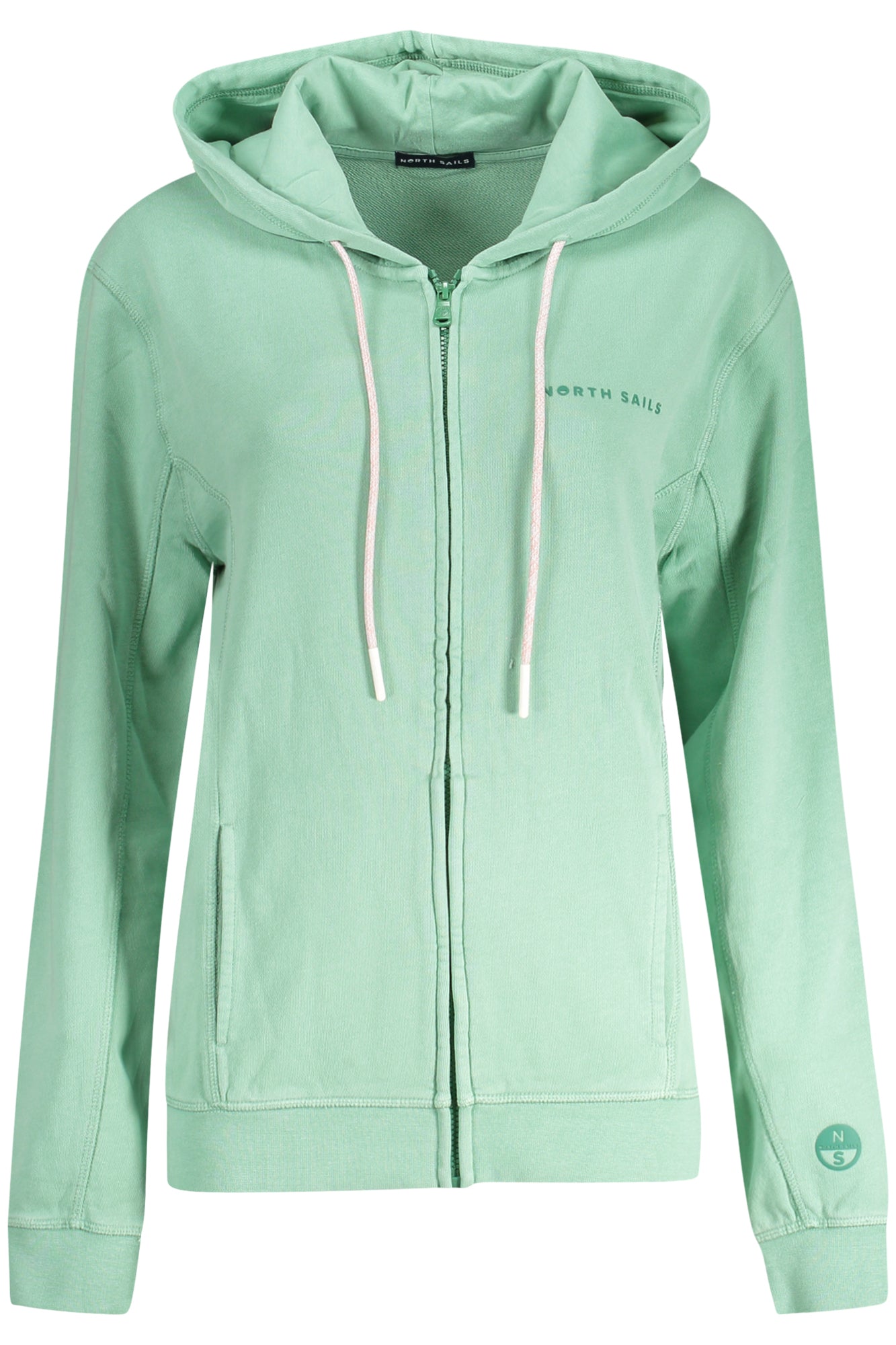 SWEAT-SHIRT ZIPPÉ FEMME NORTH SAILS VERT - NORTH SAILS