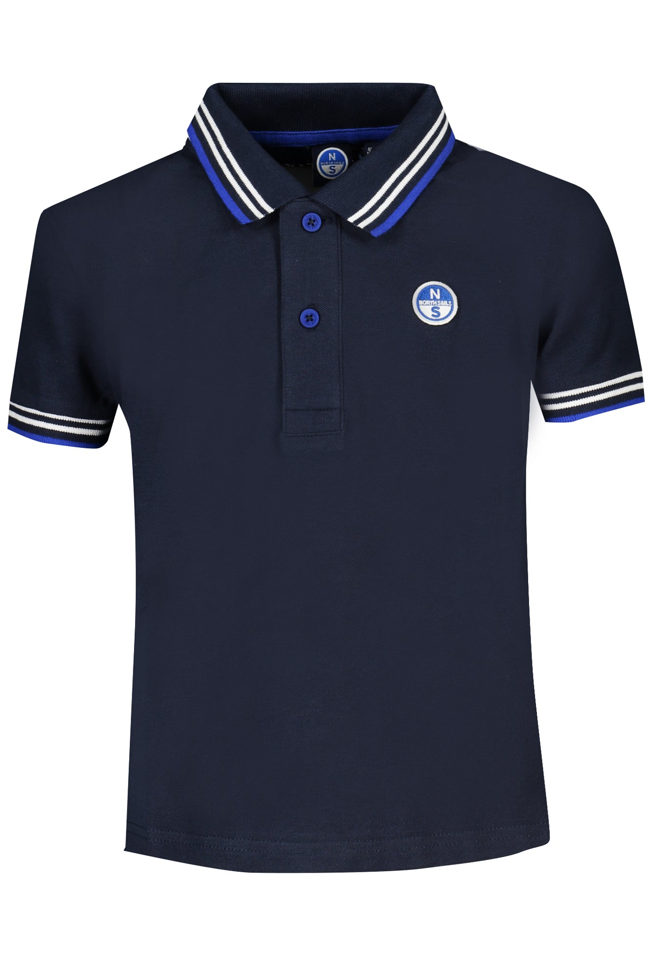 NORTH SAILS POLO MANCHES COURTES ENFANT BLEU - NORTH SAILS