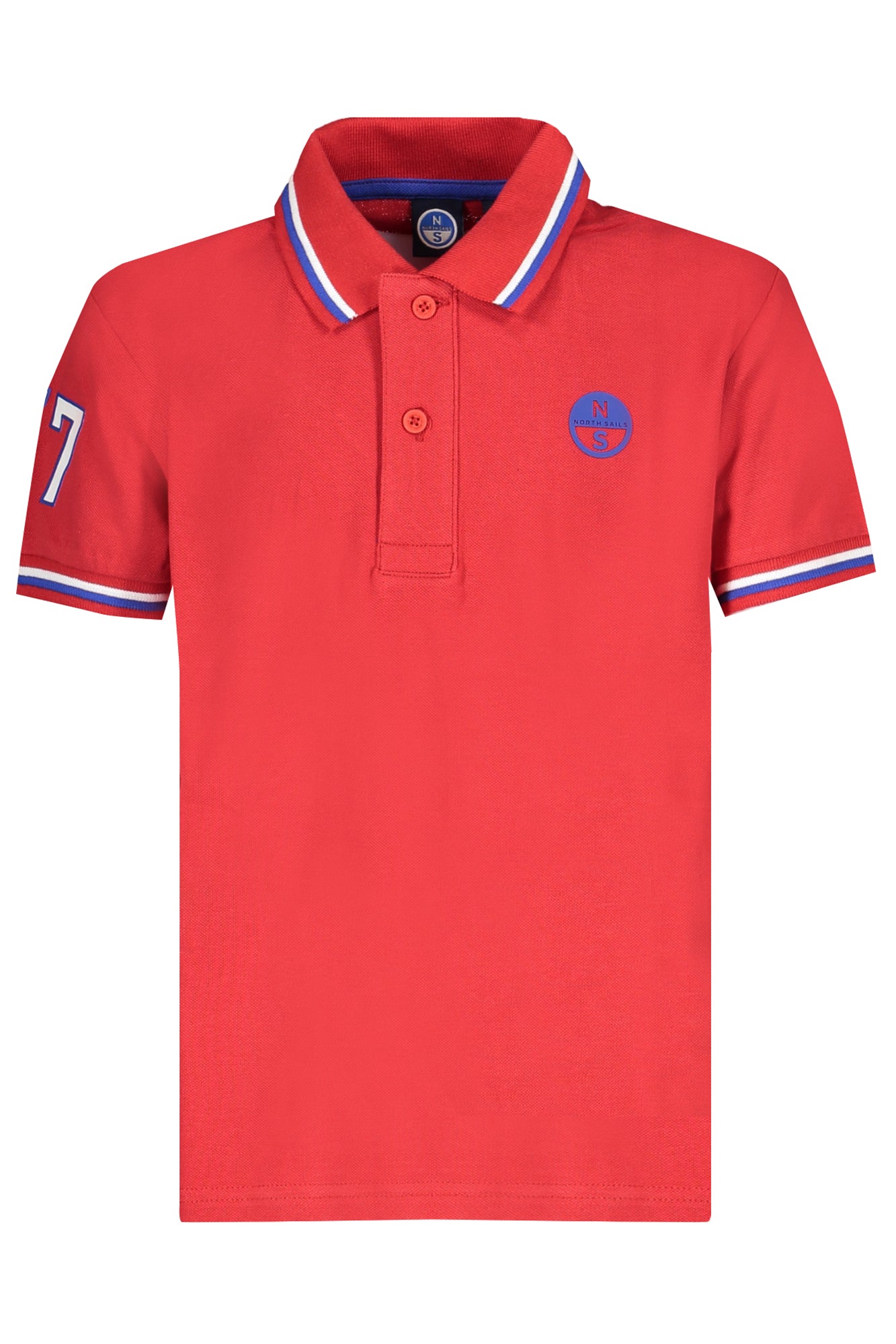 NORTH SAILS POLO MANCHES COURTES ENFANT ROUGE - NORTH SAILS