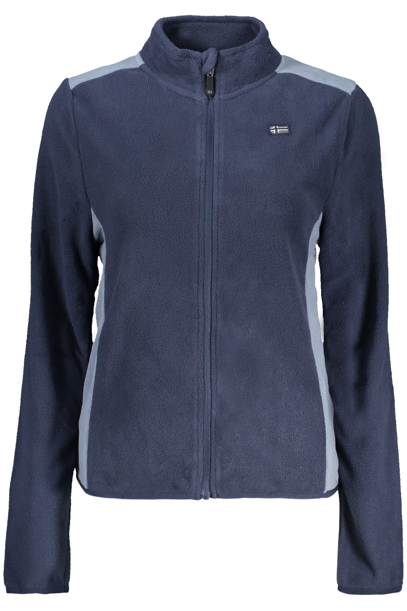 SWEAT-SHIRT FEMME BLEU À FERMETURE ÉCLAIR NORVÈGE 1963 - NORWAY 1963