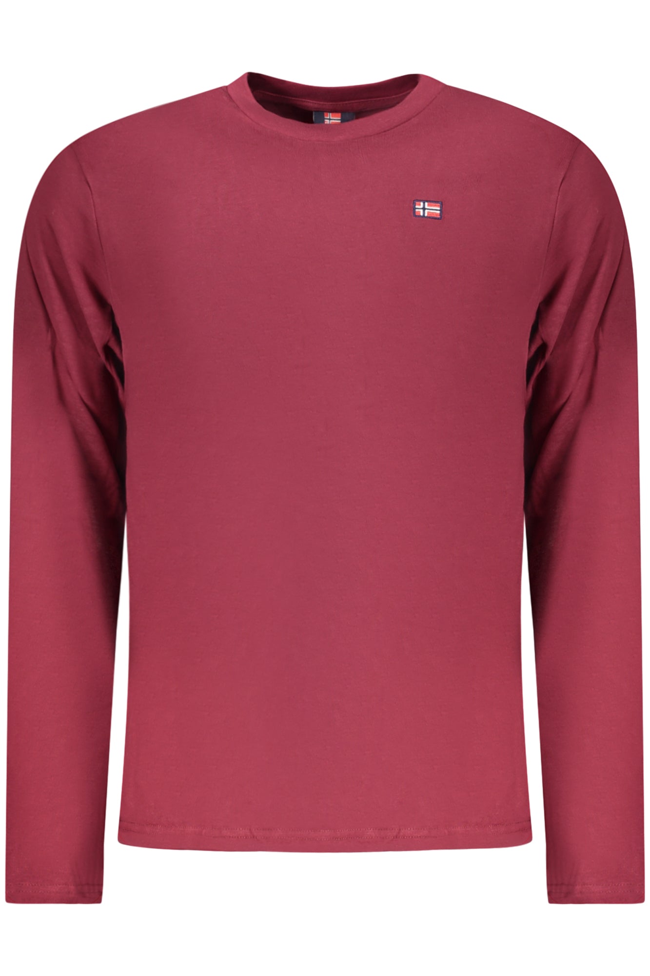 T-SHIRT À MANCHES LONGUES HOMME NORVÈGE 1963, ROUGE - NORWAY 1963