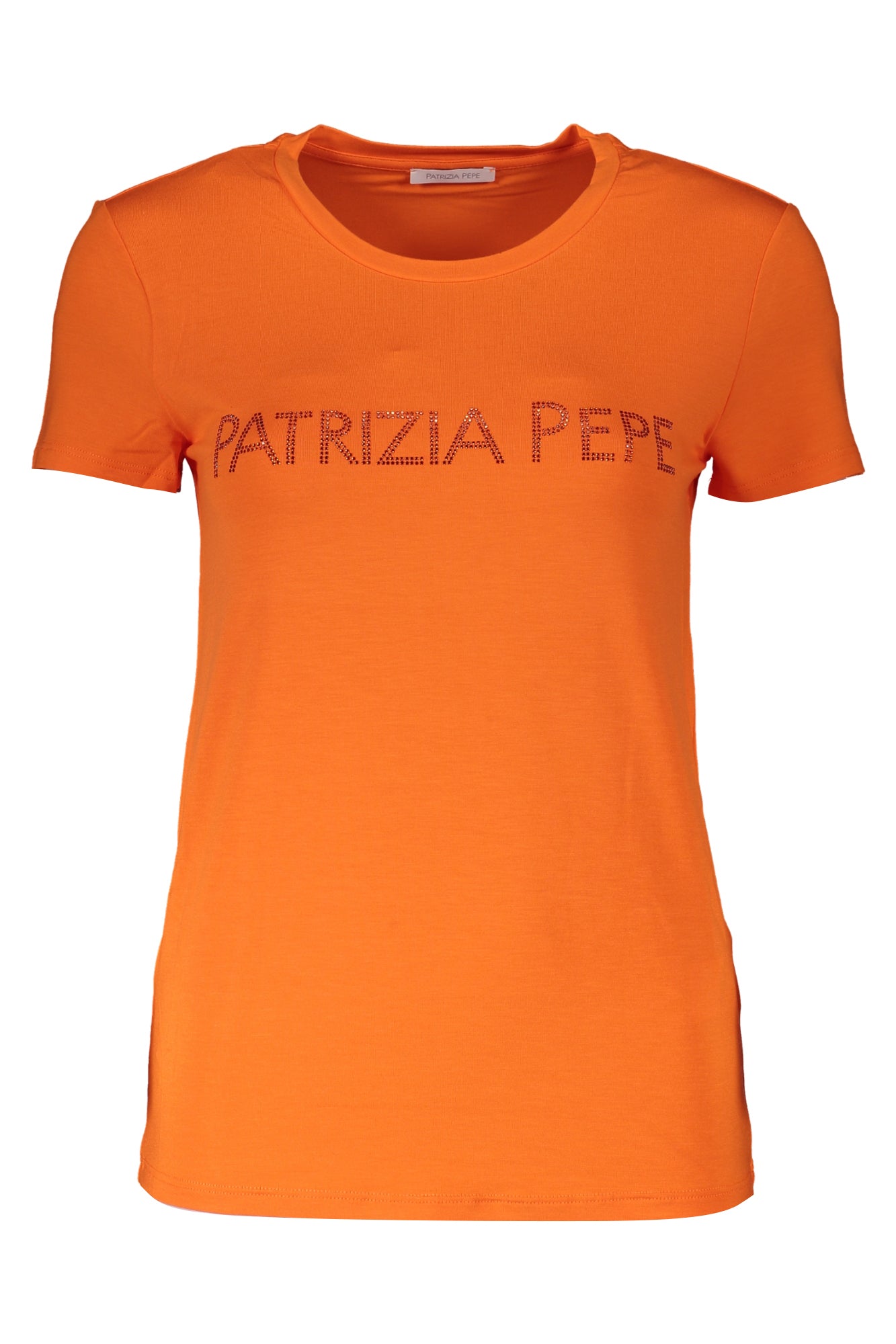 PATRIZIA PEPE T-SHIRT À MANCHES COURTES FEMME ORANGE - PATRIZIA PEPE