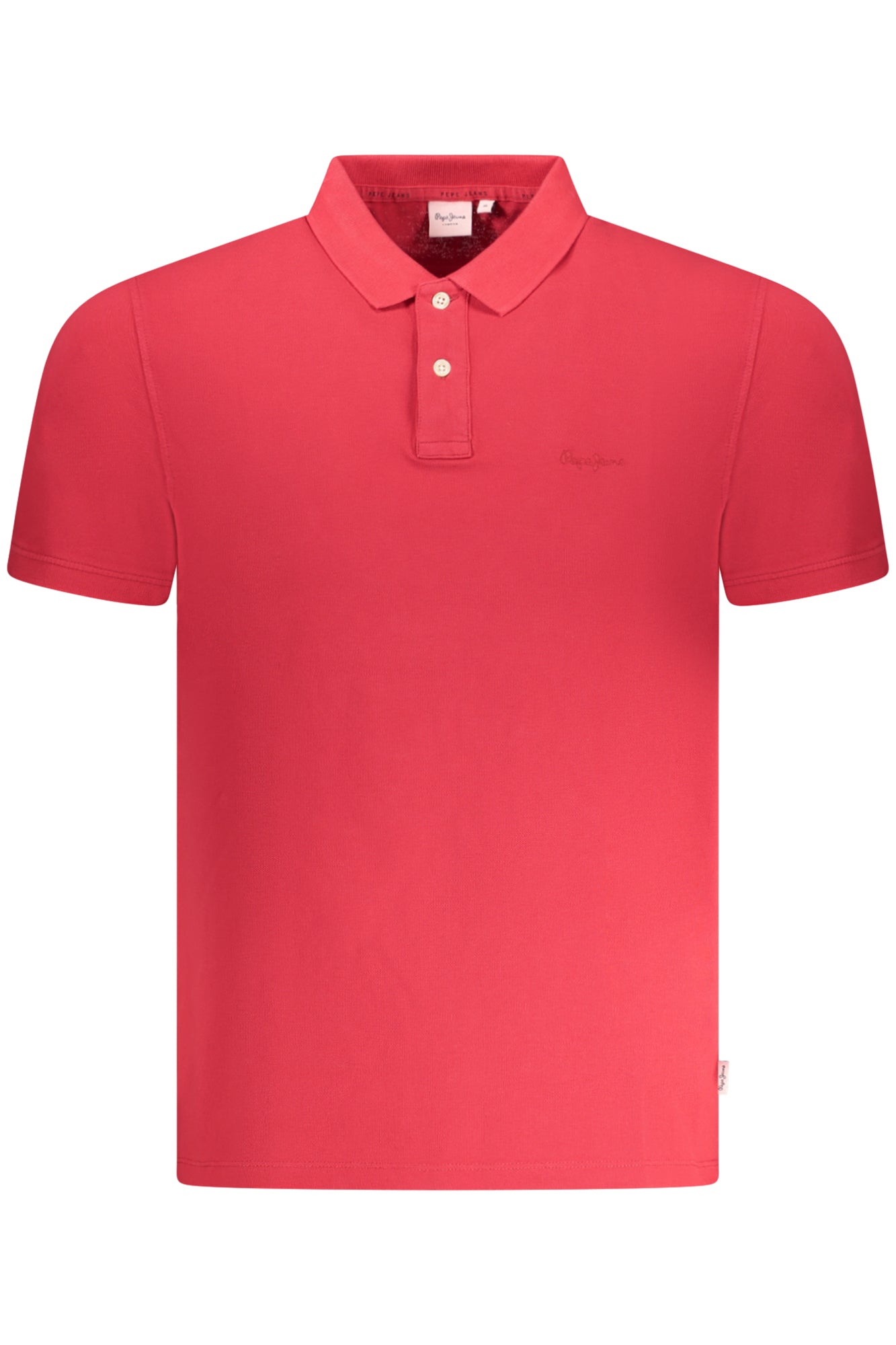 POLO À MANCHES COURTES POUR HOMMES PEPE JEANS ROUGE - PEPE JEANS