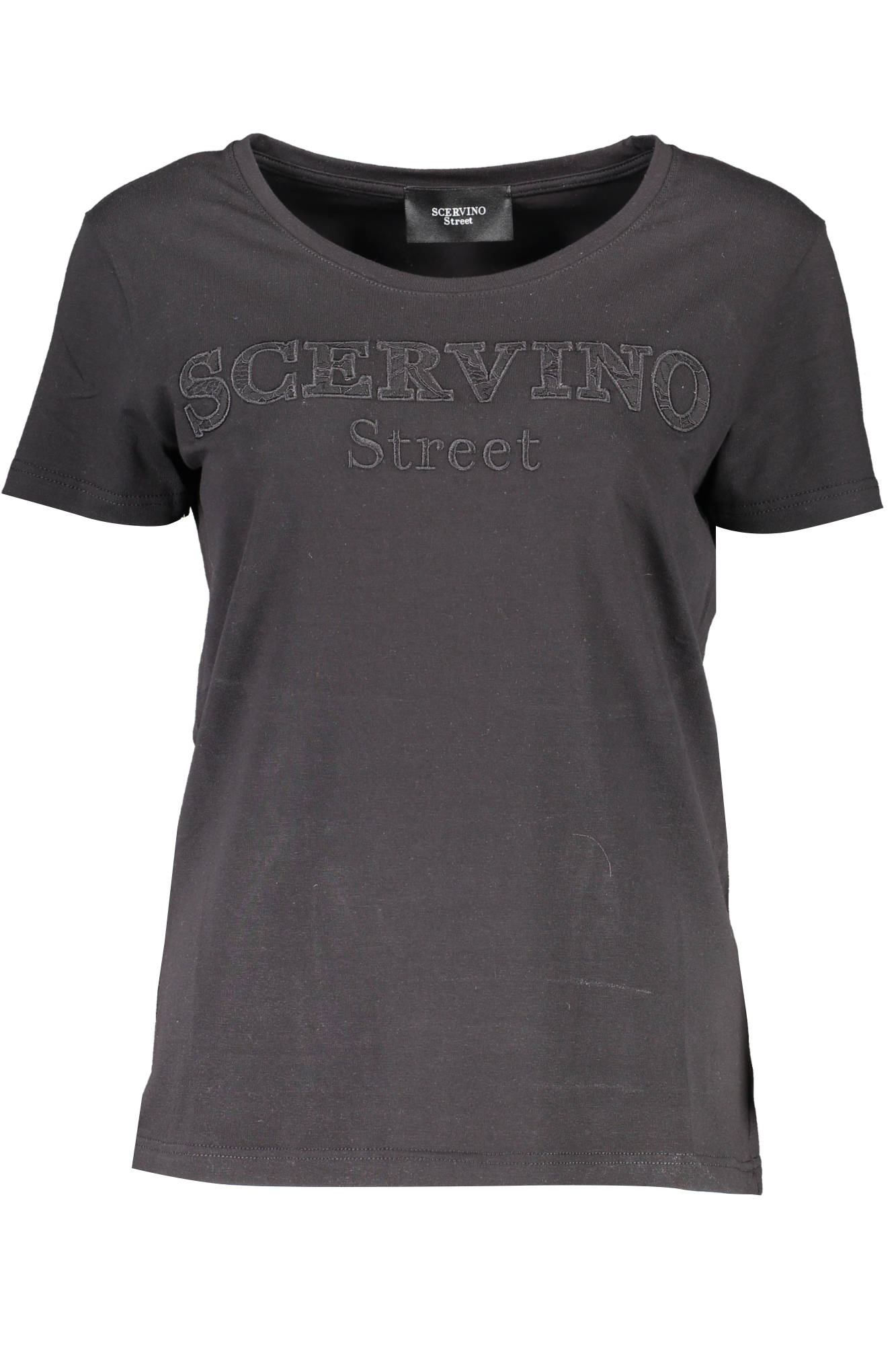 T-SHIRT MANCHES COURTES FEMME SCERVINO STREET NOIR - SCERVINO STREET