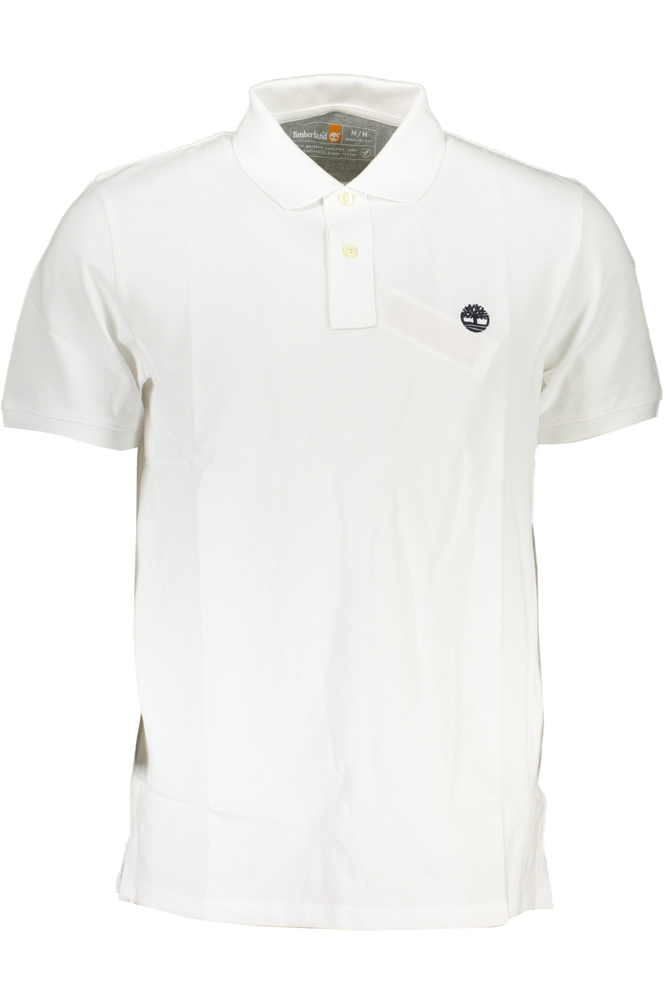 TIMBERLAND POLO HOMME BLANC MANCHES COURTES - TIMBERLAND
