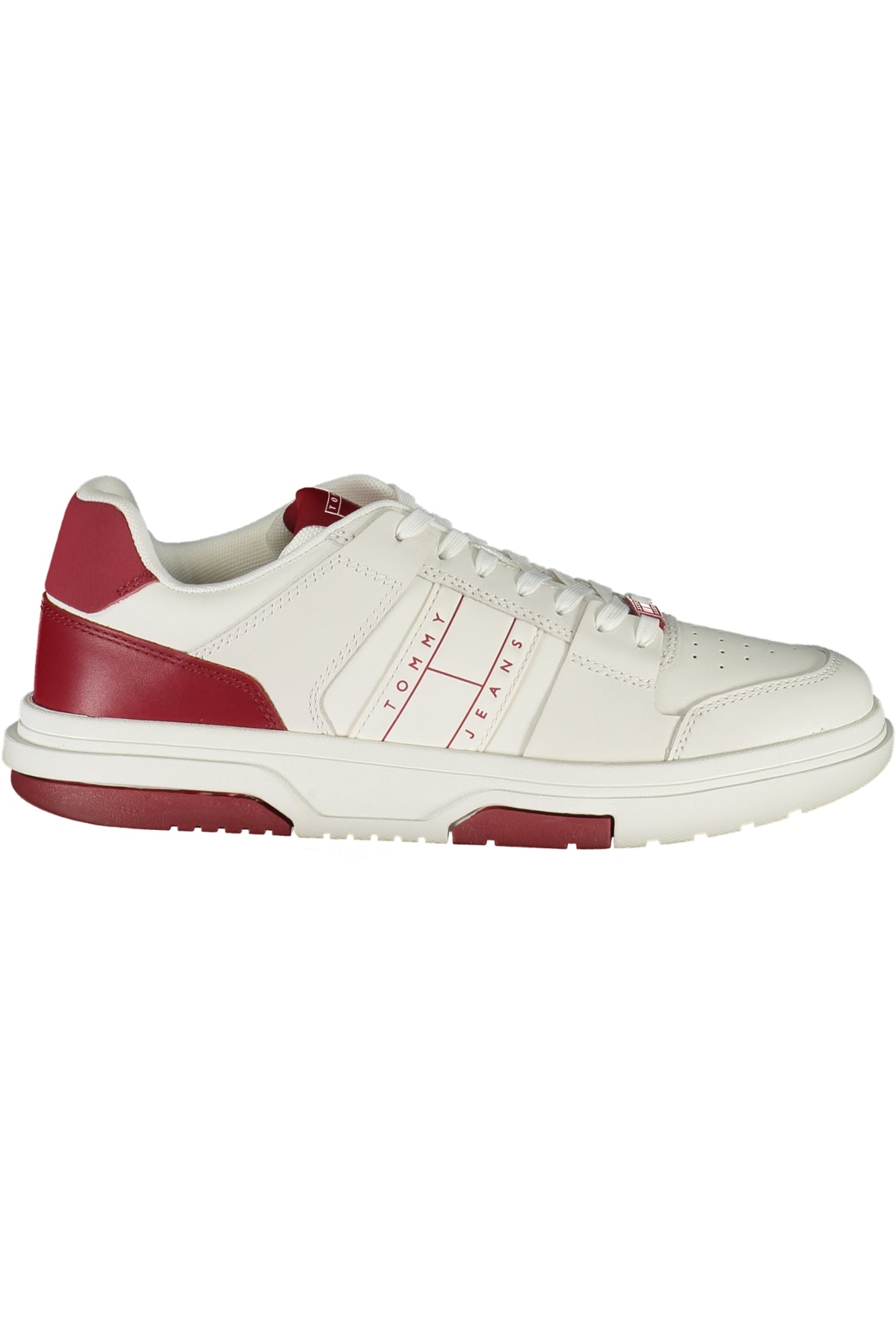 CHAUSSURES DE SPORT POUR HOMMES TOMMY HILFIGER ROUGES - TOMMY HILFIGER