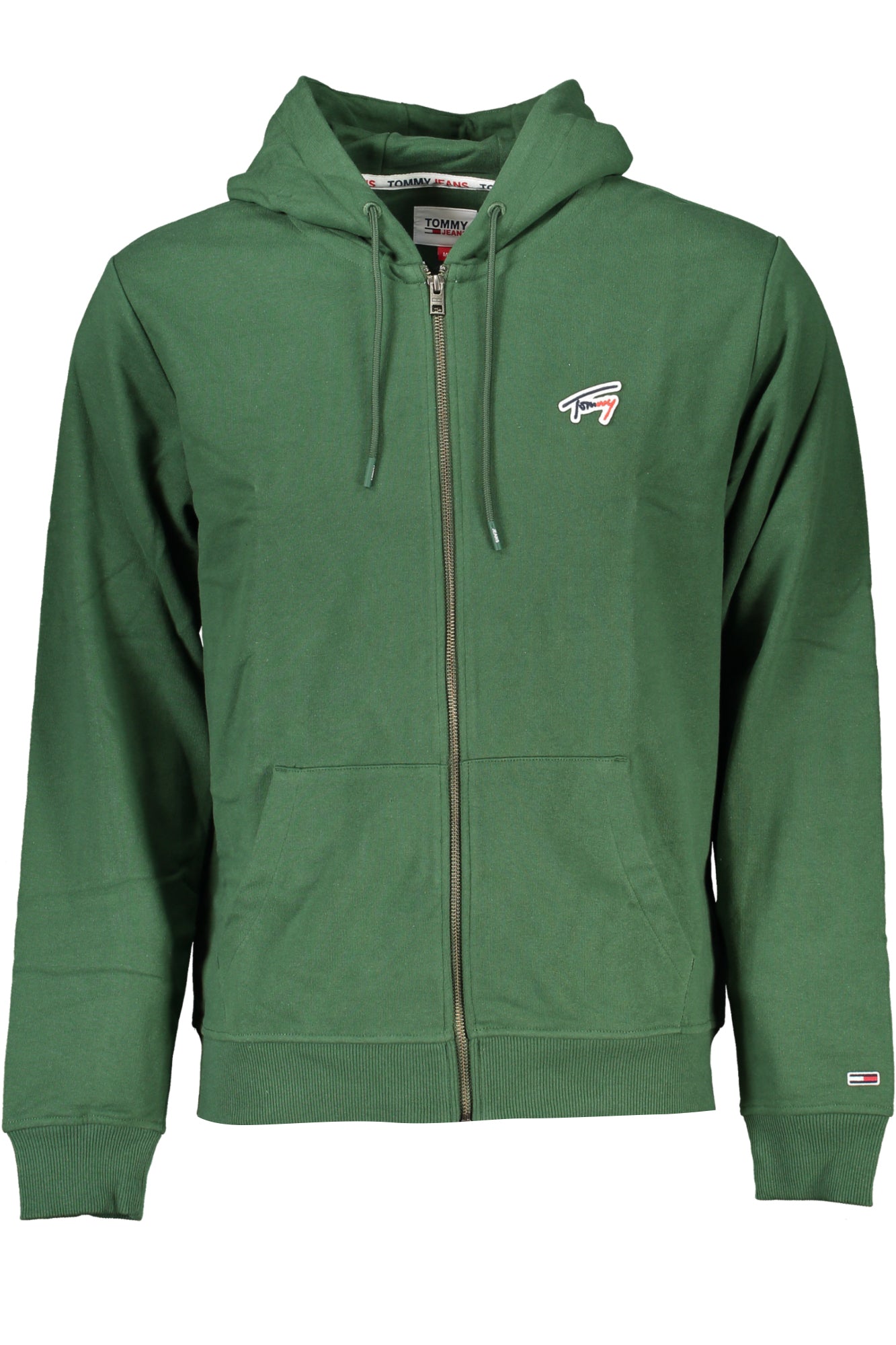 SWEAT-SHIRT ZIPPÉ VERT POUR HOMMES TOMMY HILFIGER - TOMMY HILFIGER