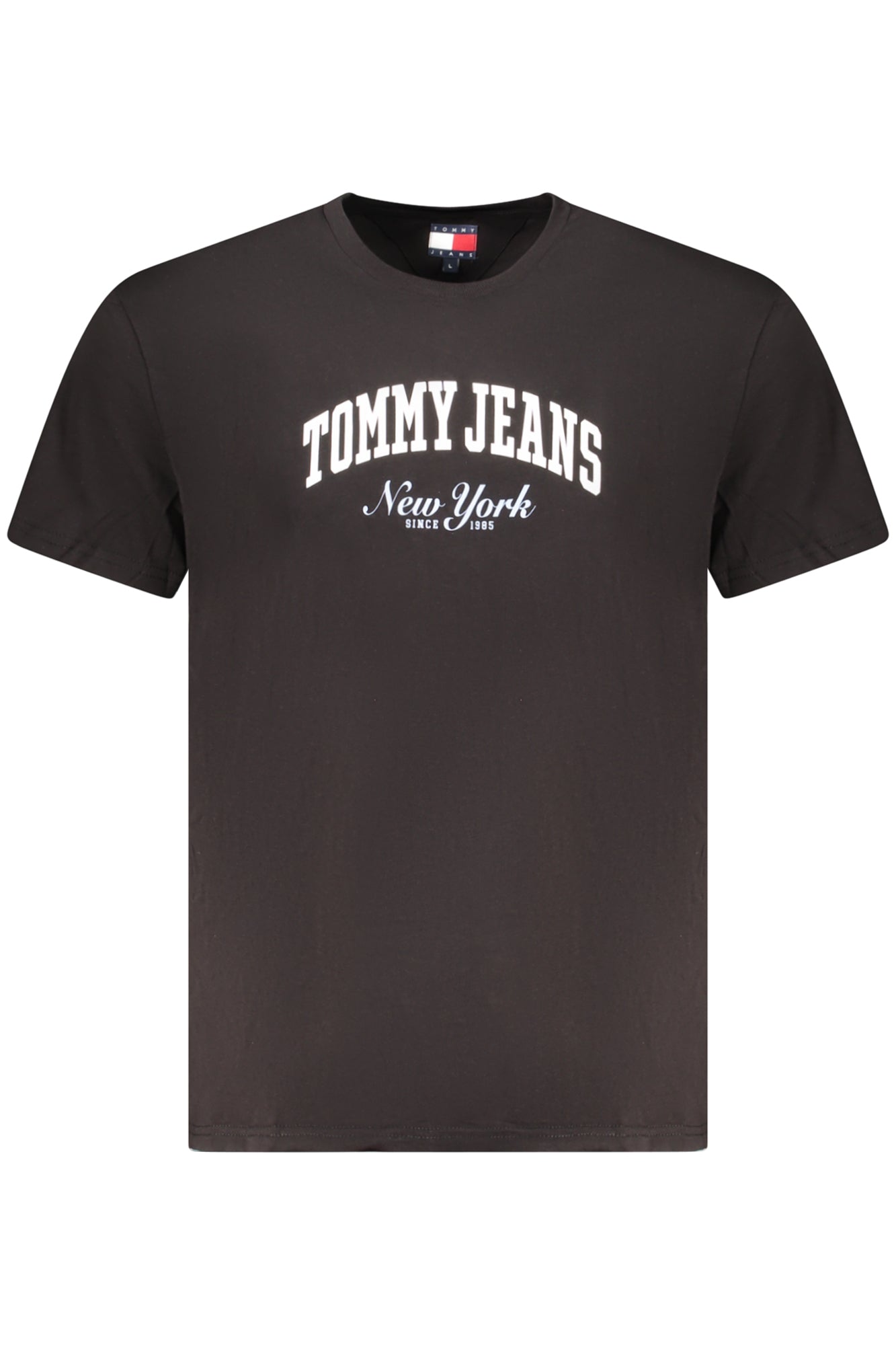 T-SHIRT À MANCHES COURTES POUR HOMMES TOMMY HILFIGER NOIR - TOMMY HILFIGER