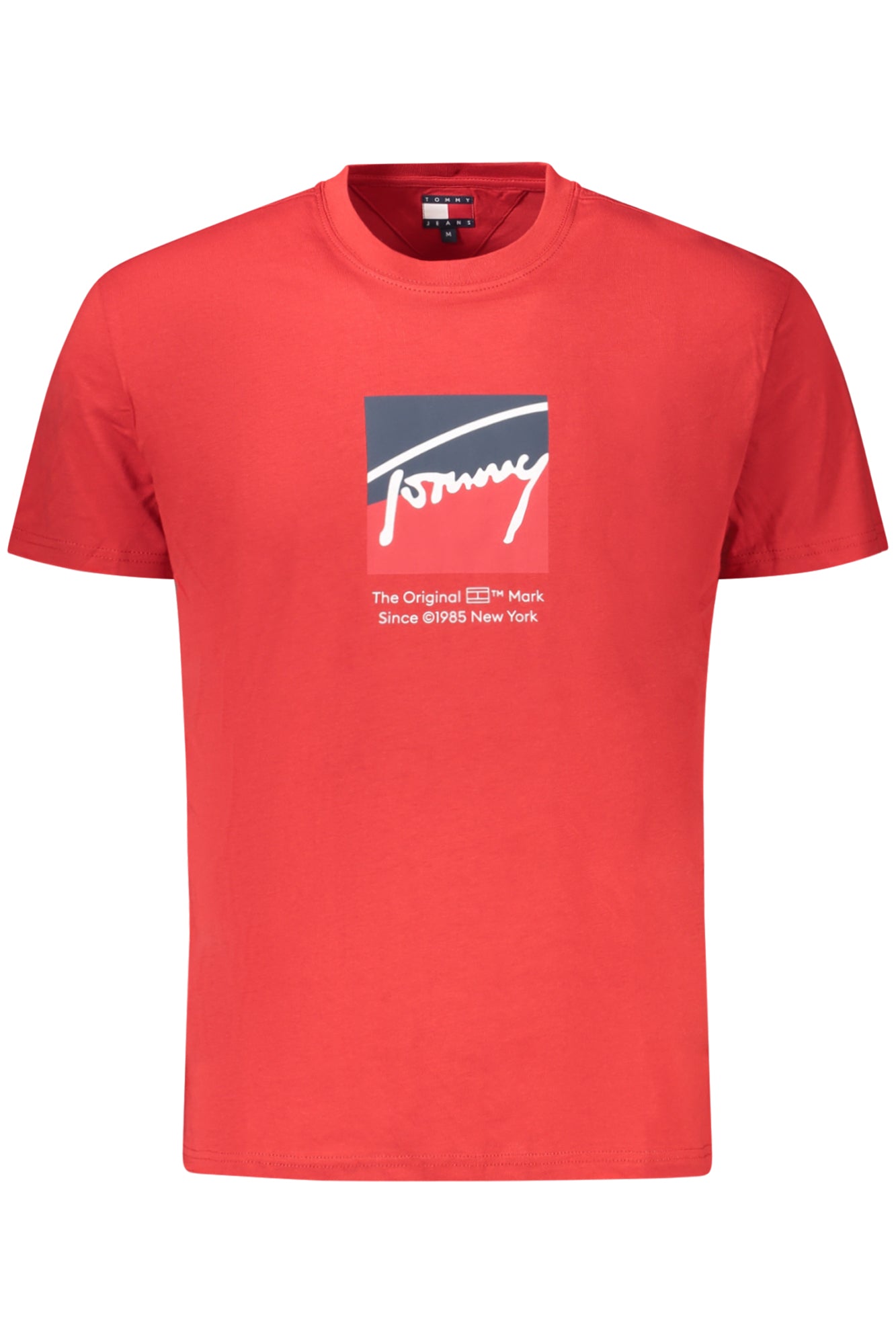 T-SHIRT À MANCHES COURTES TOMMY HILFIGER POUR HOMME, ROUGE - TOMMY HILFIGER