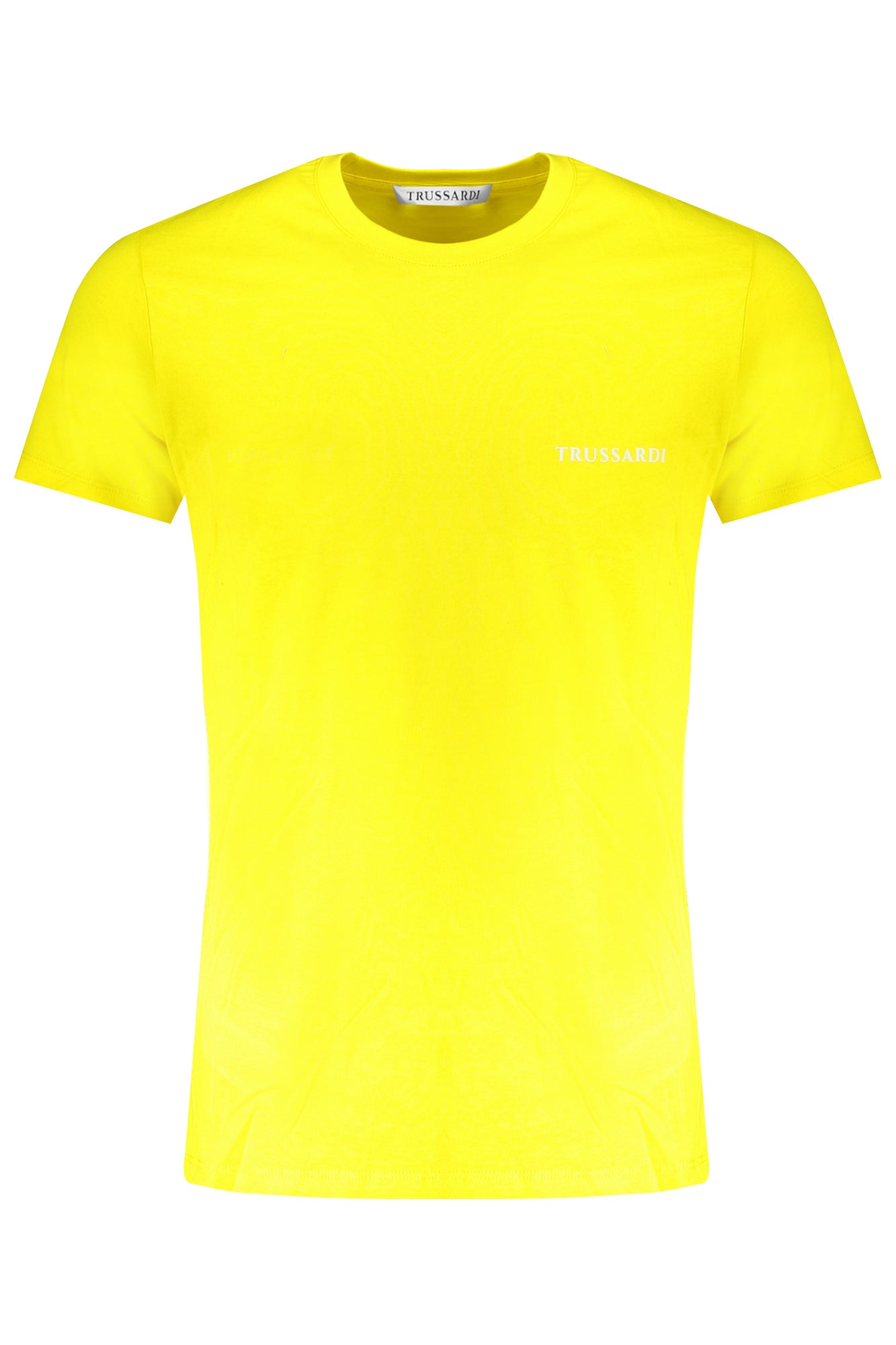 T-SHIRT À MANCHES COURTES HOMME TRUSSARDI JAUNE - TRUSSARDI