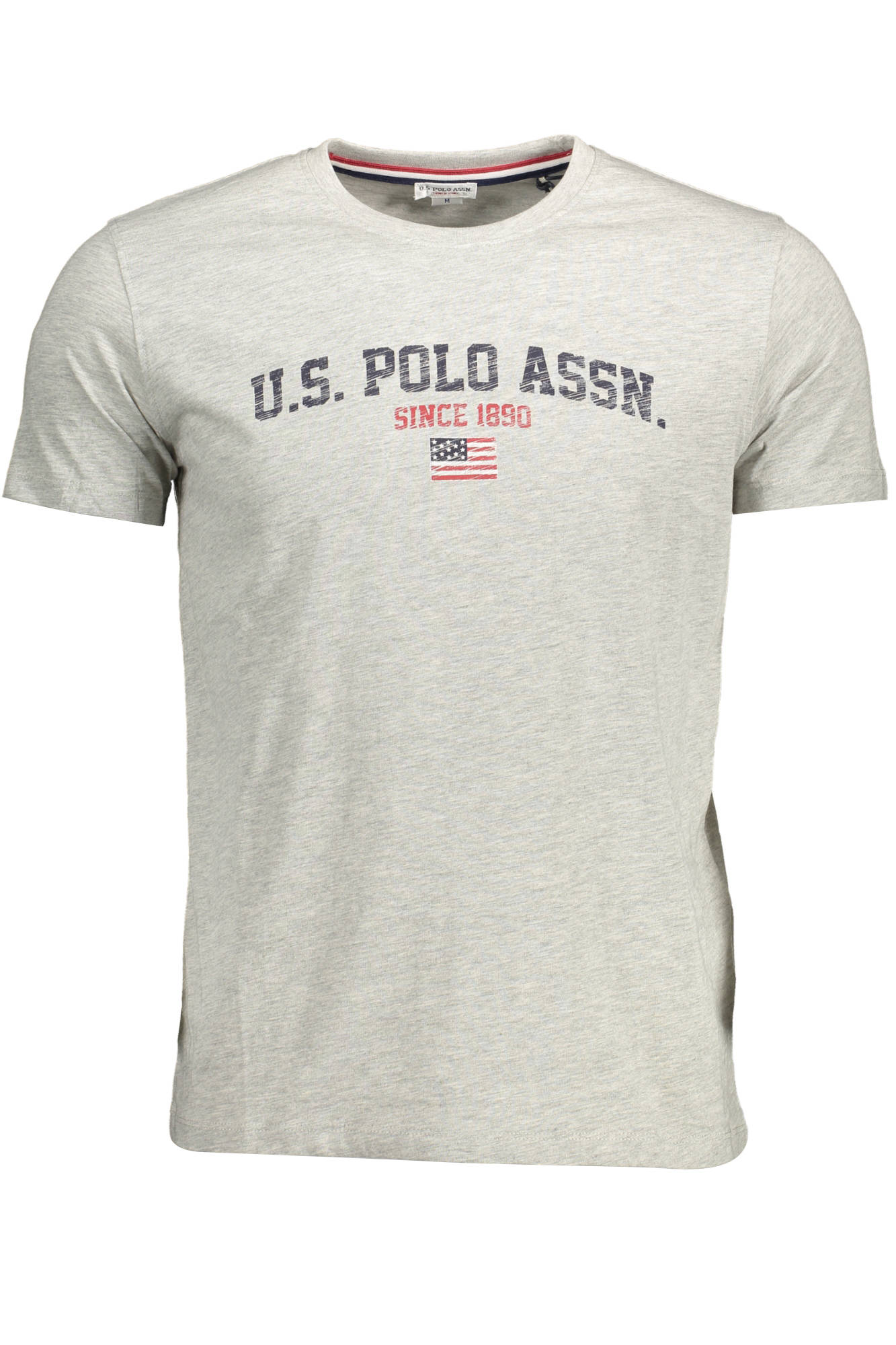 T-SHIRT POLO US MANCHES COURTES HOMME GRIS - U.S. POLO